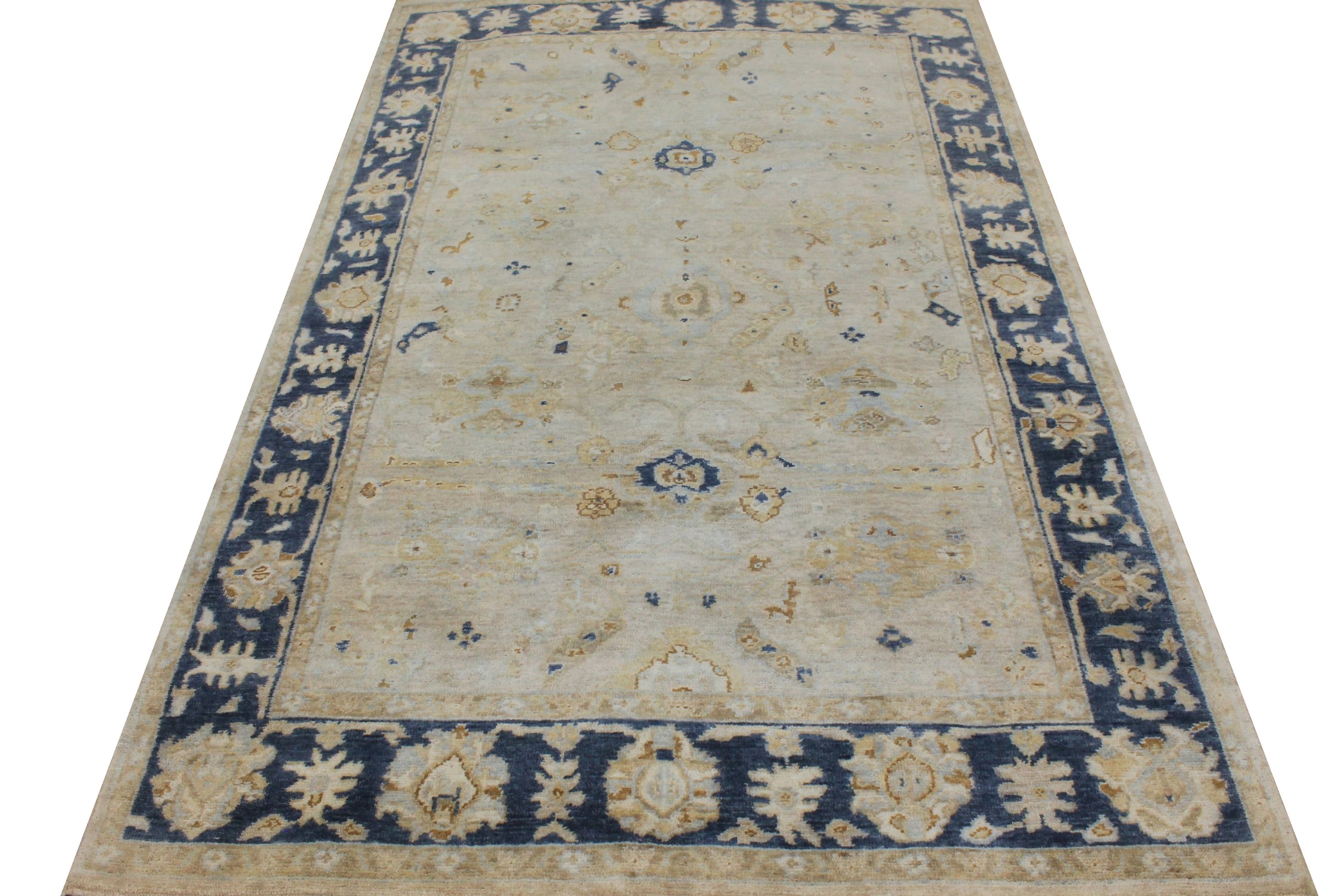 5x7/8 Oushak Hand Knotted Wool Area Rug - MR026434