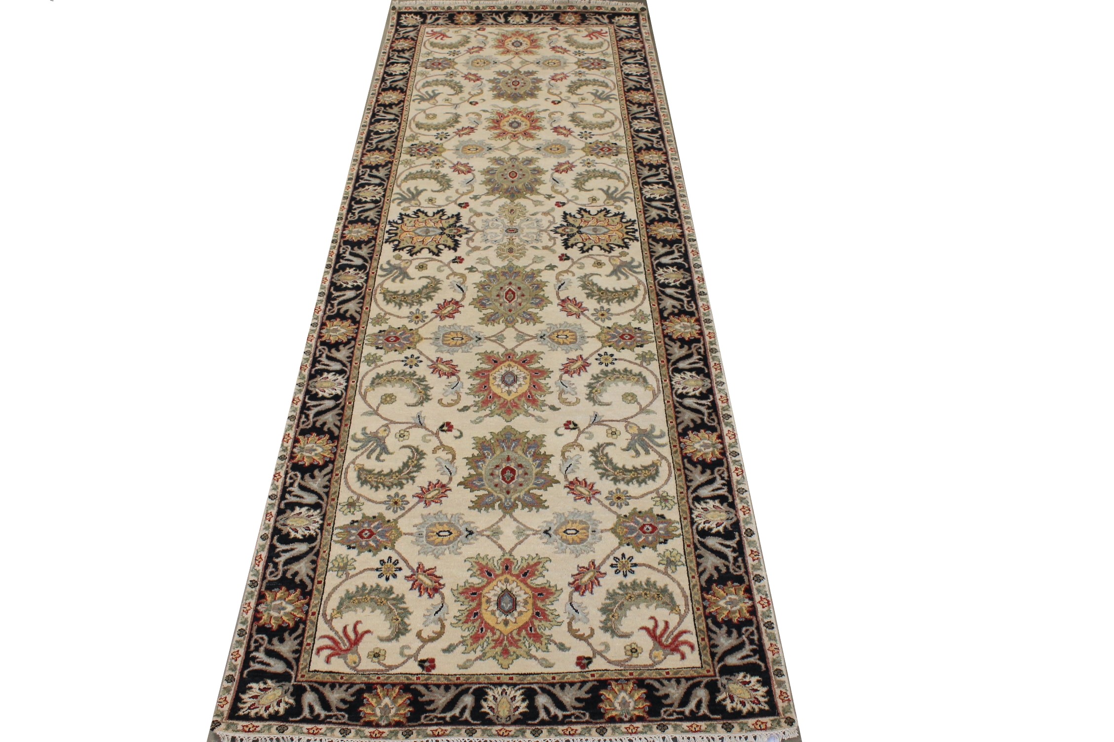 Wide Runner Traditional Hand Knotted Wool Area Rug - MR026466