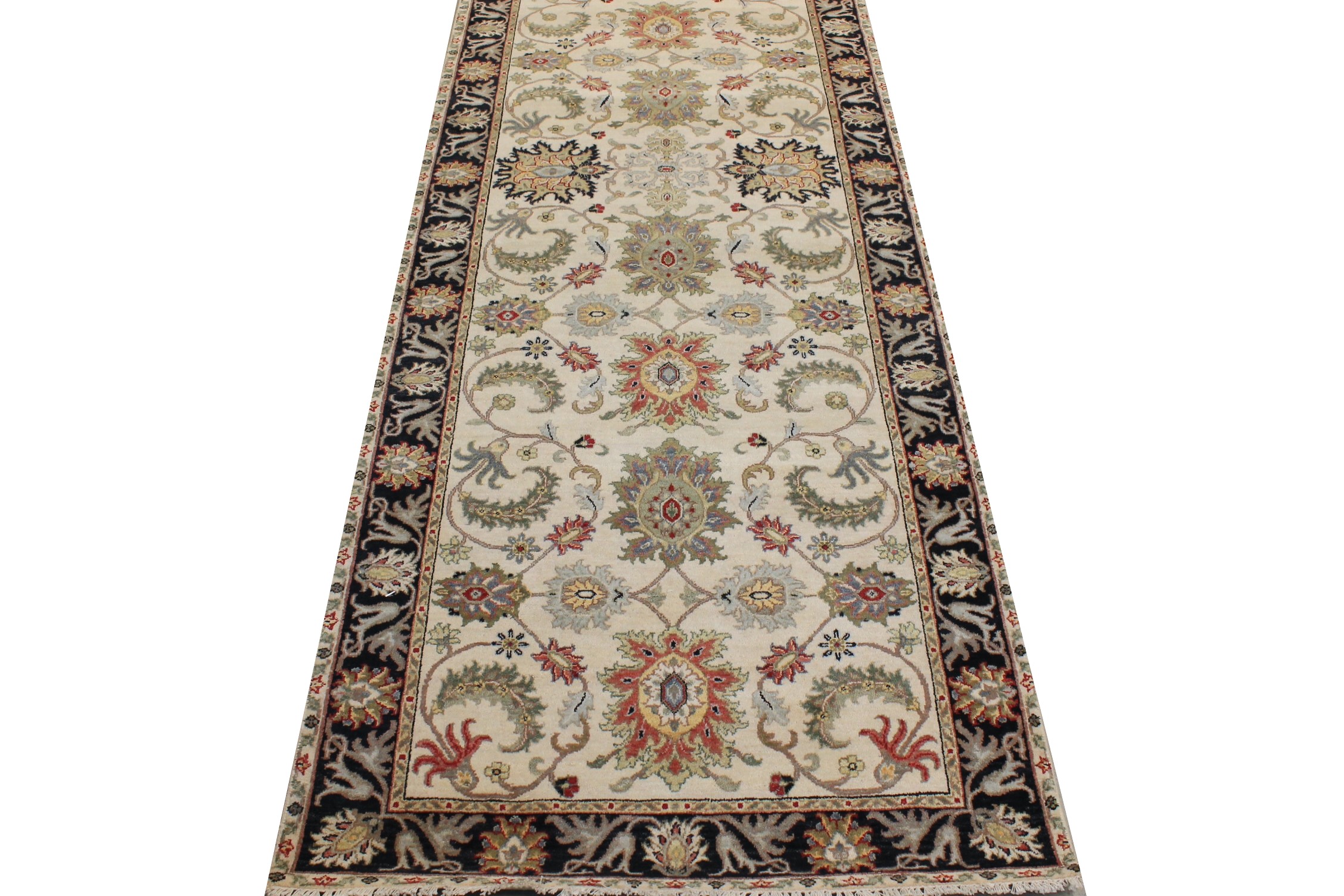 Wide Runner Traditional Hand Knotted Wool Area Rug - MR026466