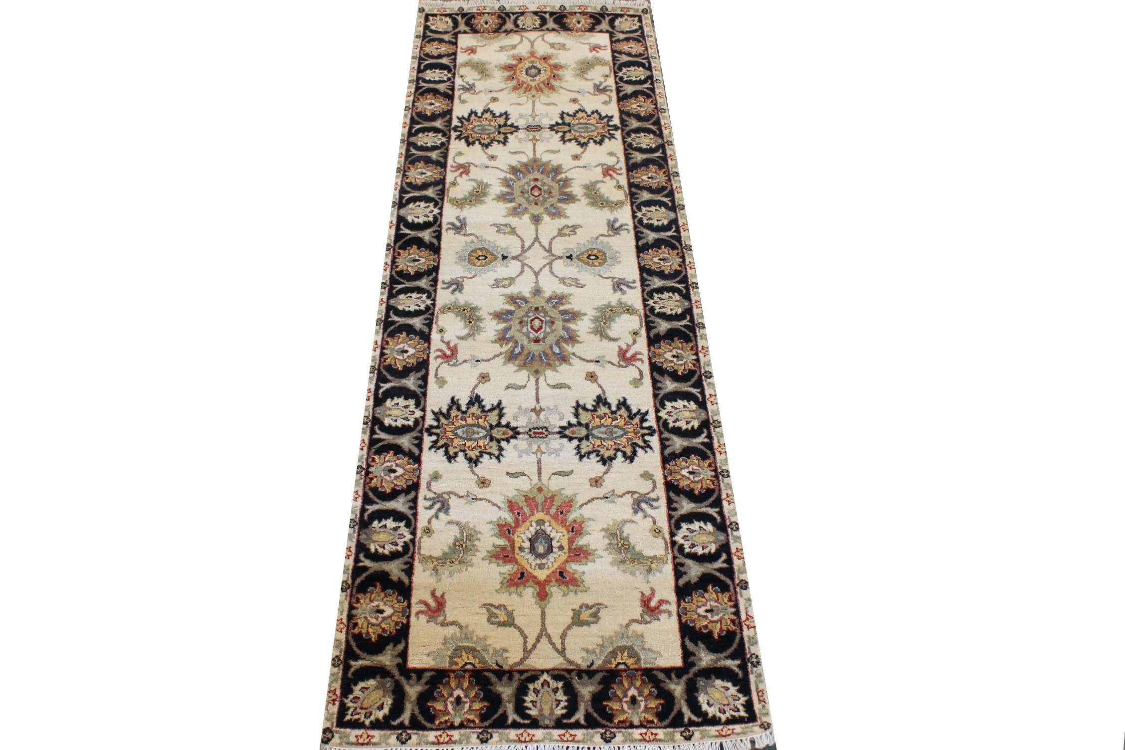 8 ft. Runner Traditional Hand Knotted Wool Area Rug - MR026470
