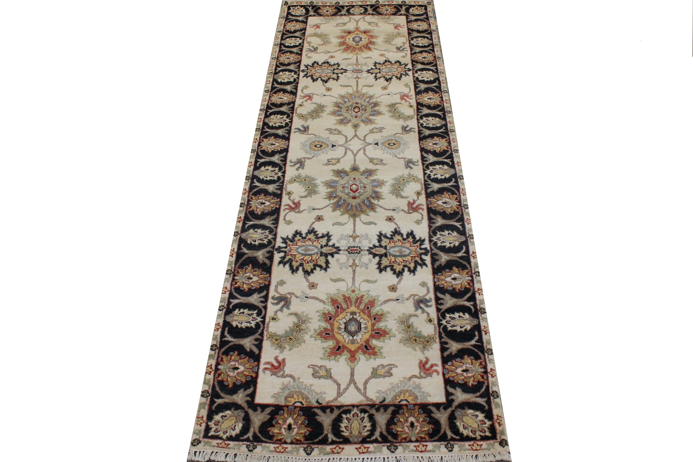 8 ft. Runner Traditional Hand Knotted Wool Area Rug - MR026470