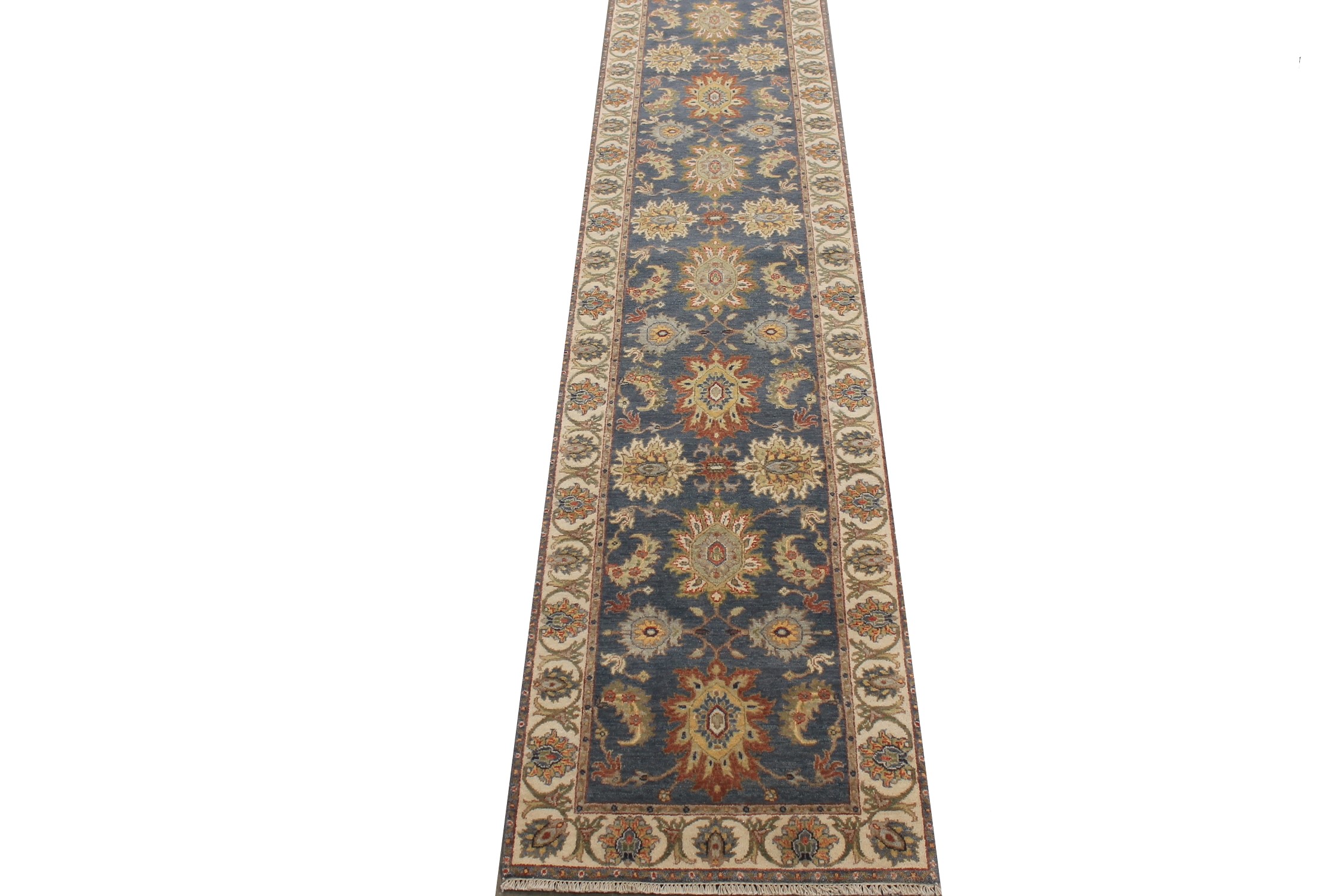 12 ft. Runner Traditional Hand Knotted Wool Area Rug - MR026472