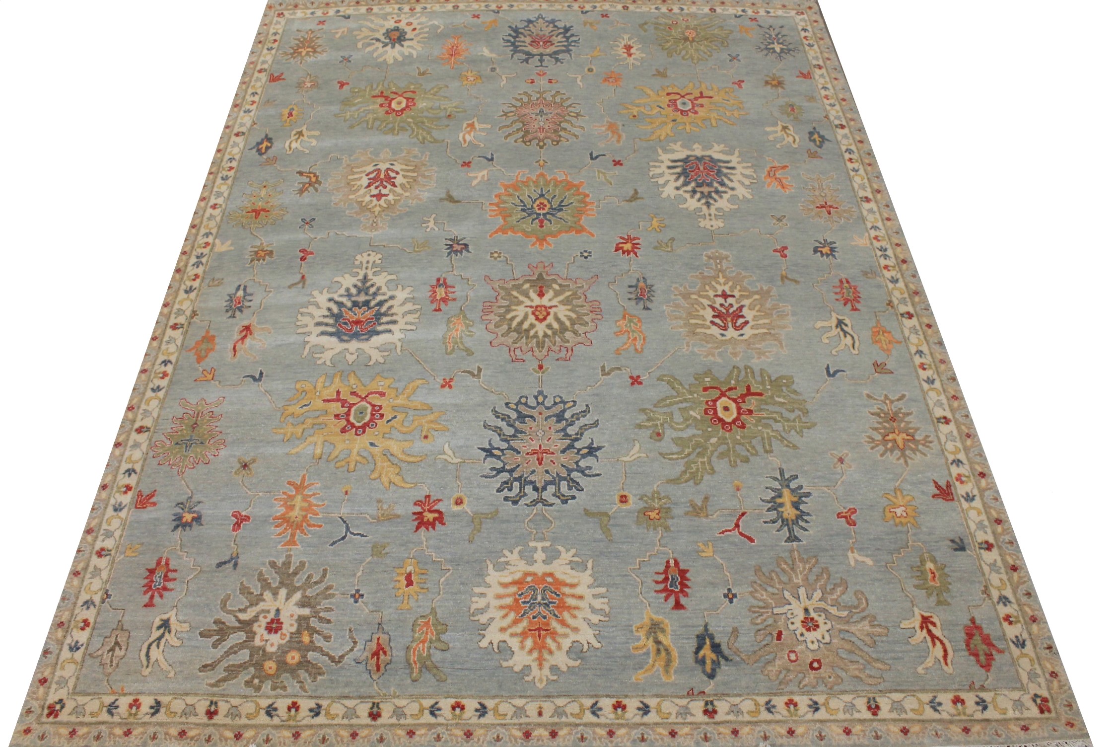 8x10 Traditional Hand Knotted Wool Area Rug - MR026477