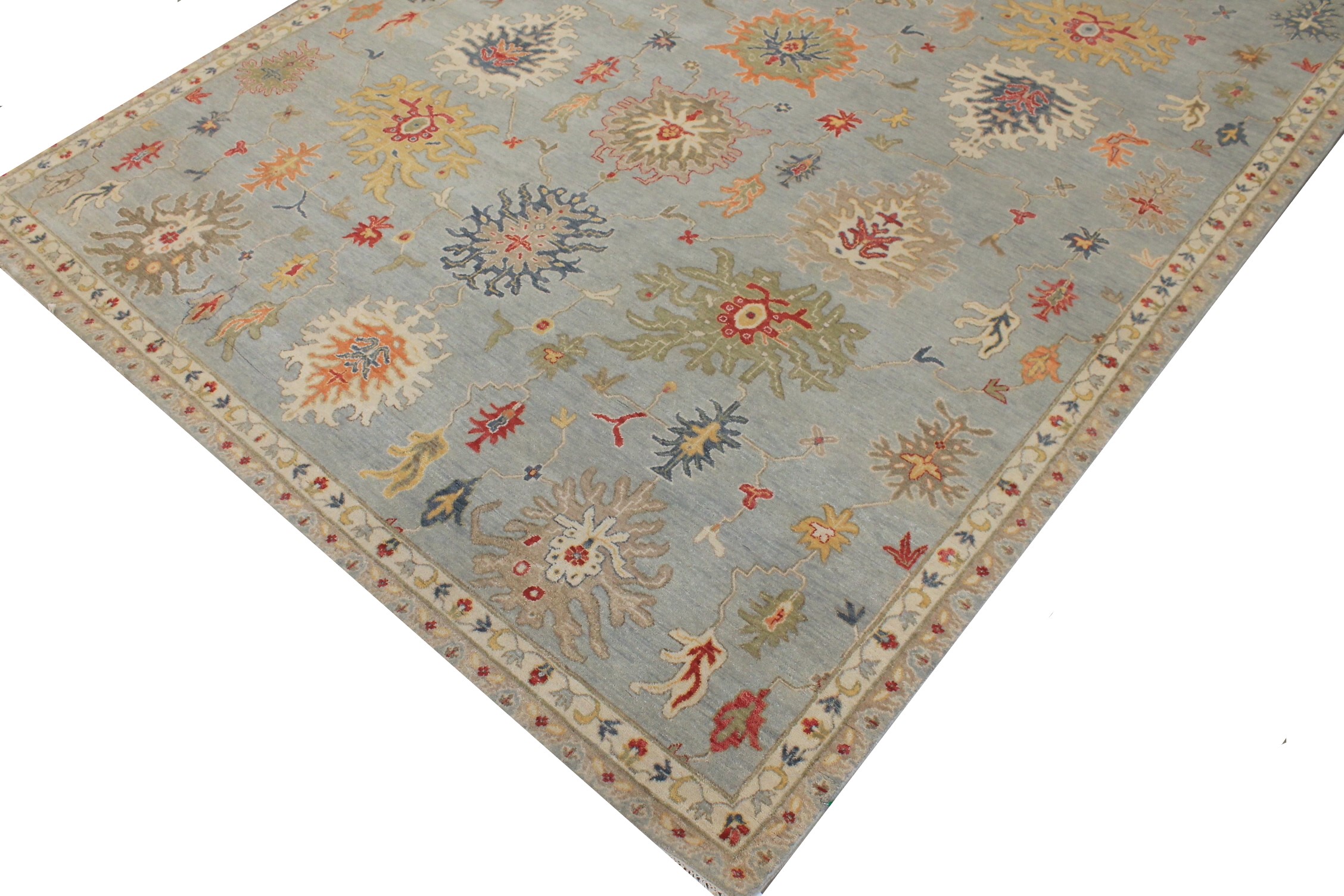 8x10 Traditional Hand Knotted Wool Area Rug - MR026477