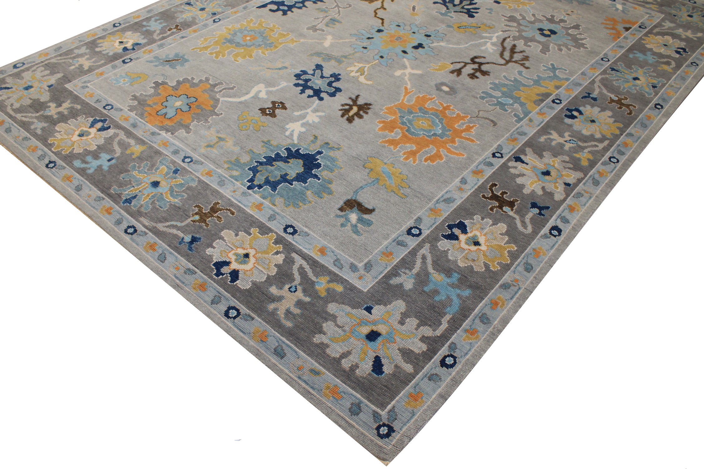 10x14 Oushak Hand Knotted Wool Area Rug - MR026521