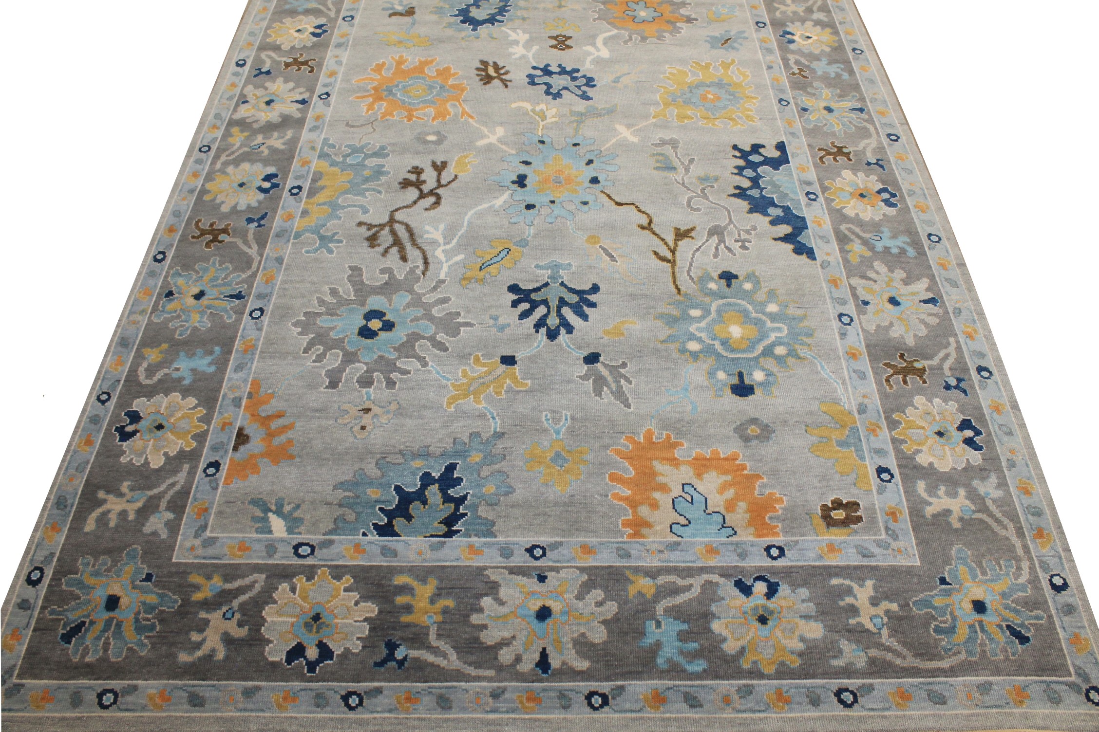 10x14 Oushak Hand Knotted Wool Area Rug - MR026521