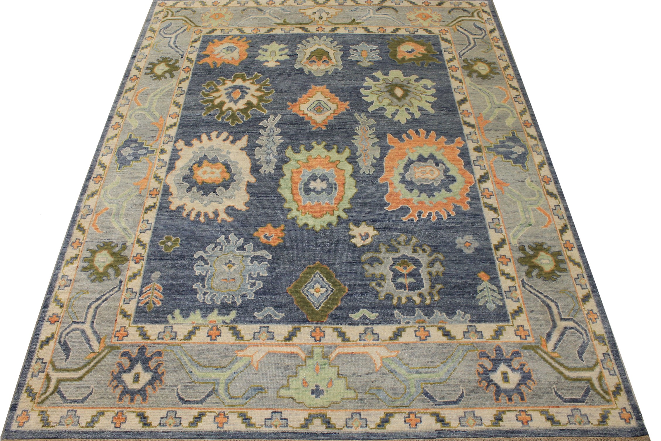 8x10 Oushak Hand Knotted Wool Area Rug - MR026527
