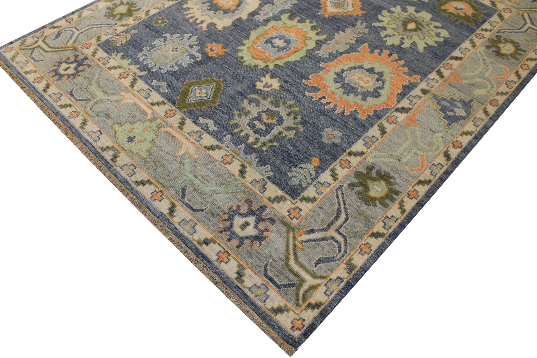 8x10 Oushak Hand Knotted Wool Area Rug - MR026527