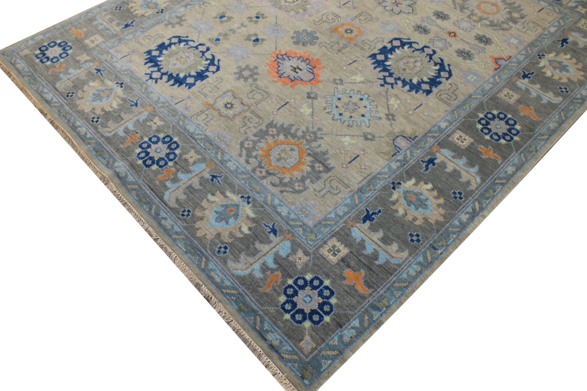 8x10 Oushak Hand Knotted Wool Area Rug - MR026528