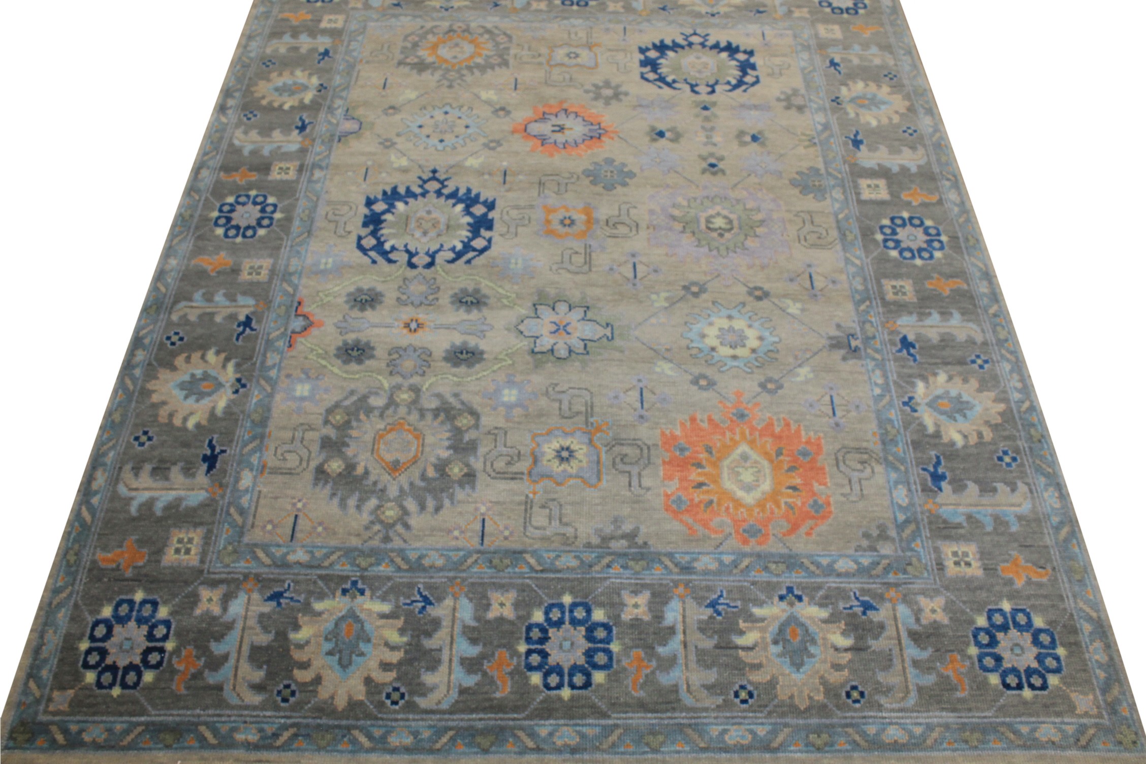 8x10 Oushak Hand Knotted Wool Area Rug - MR026528