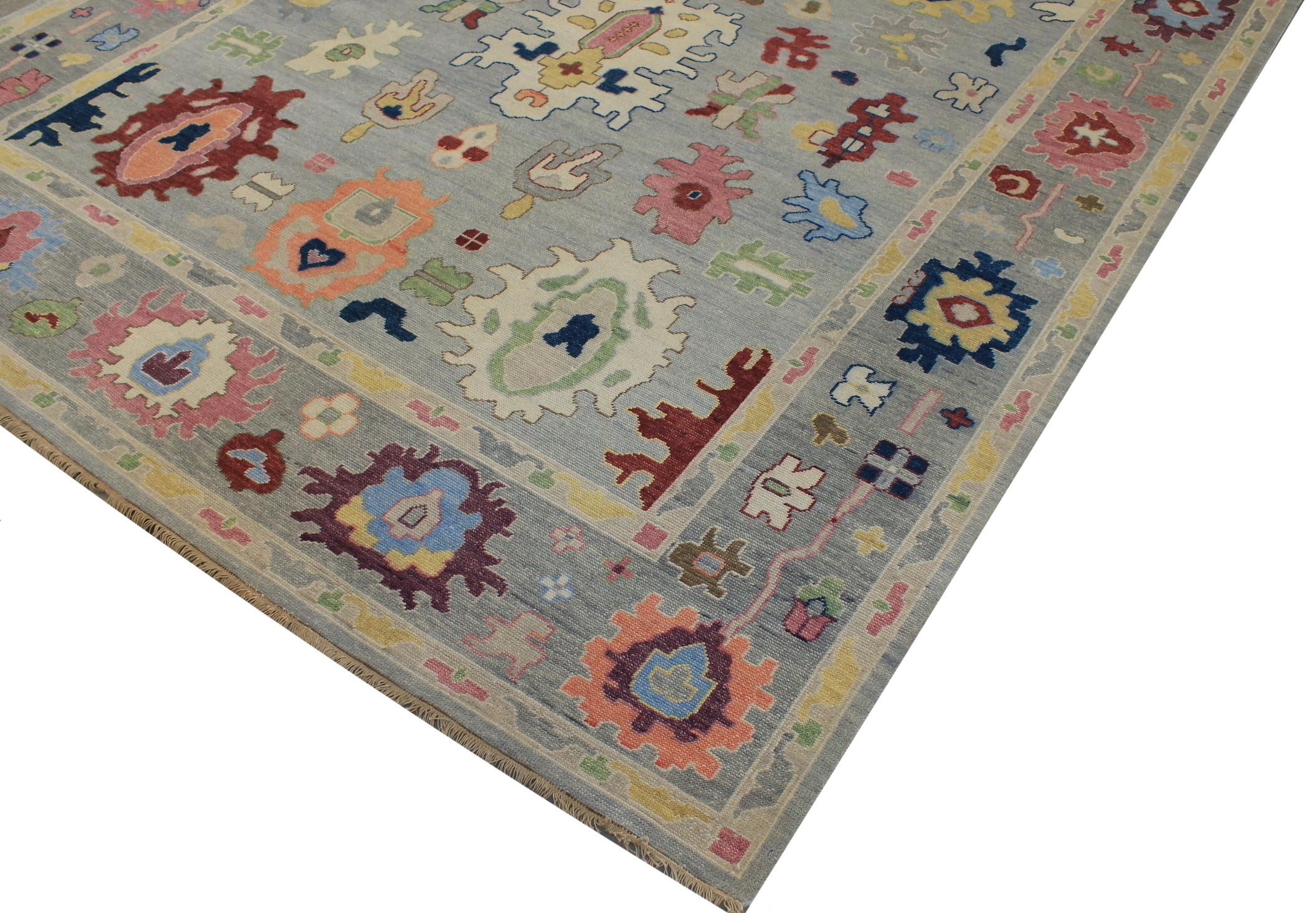 10x14 Oushak Hand Knotted Wool Area Rug - MR026529