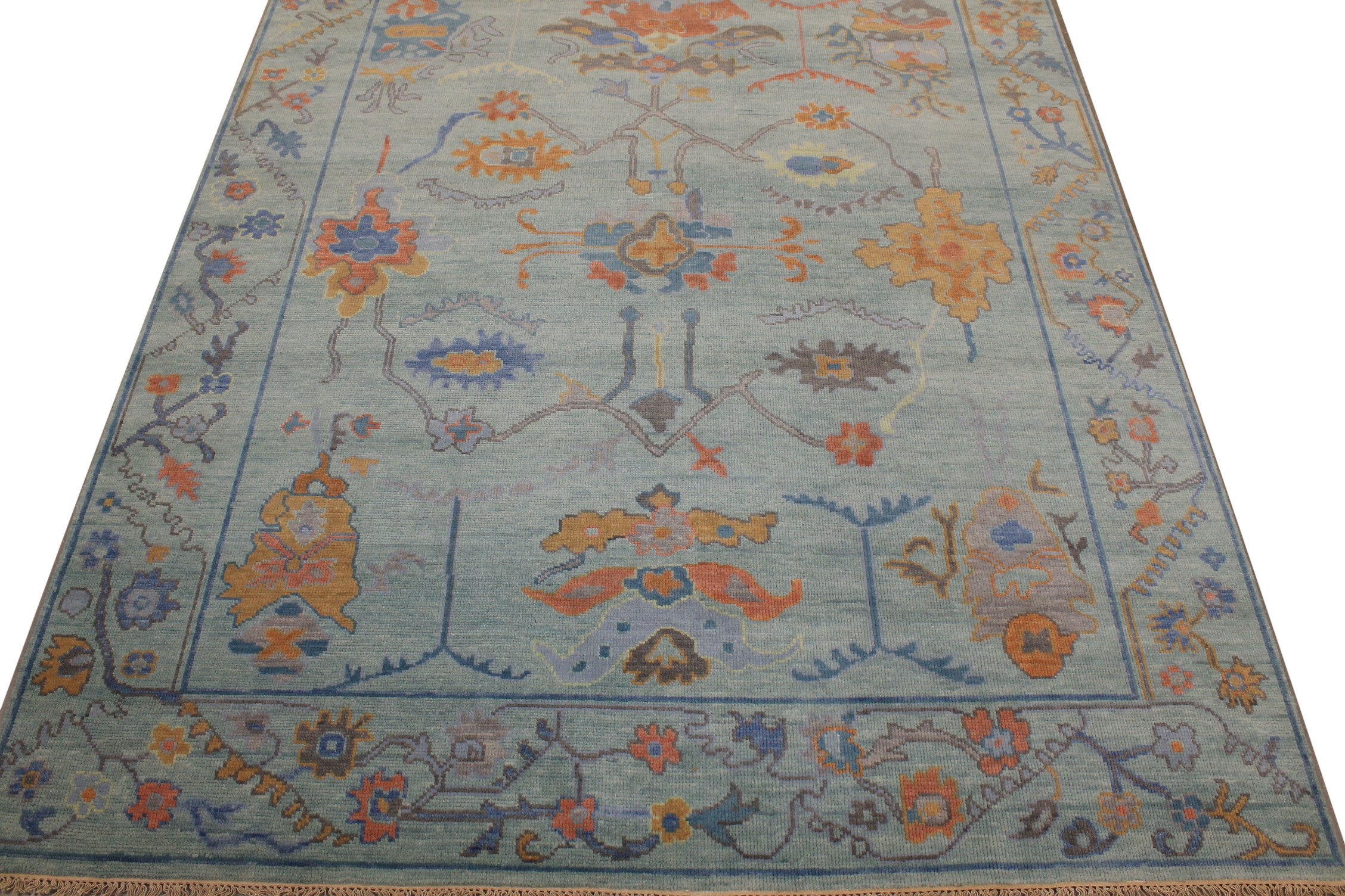 8x10 Oushak Hand Knotted Wool Area Rug - MR026531