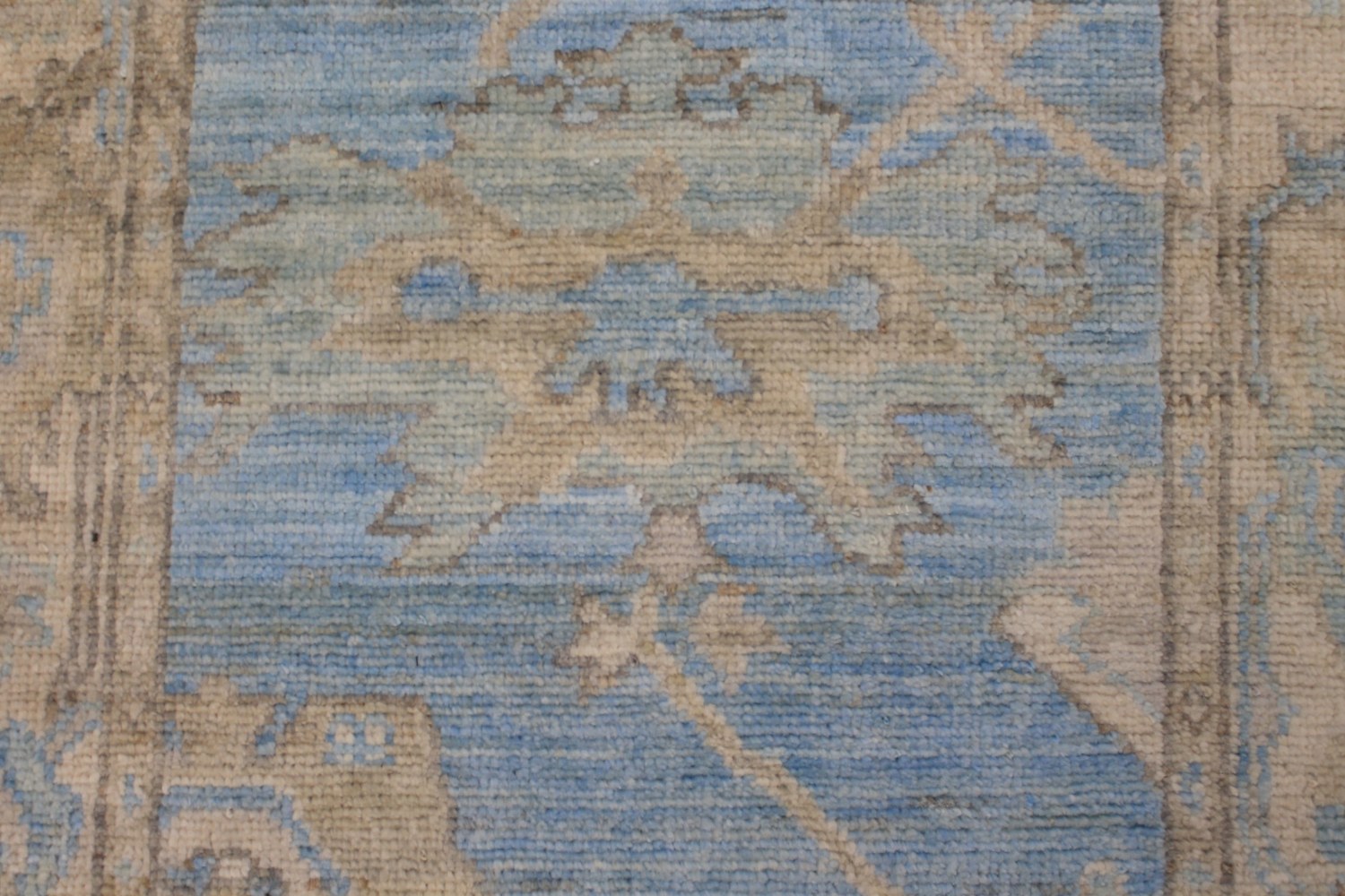 12 ft. Runner Oushak Hand Knotted Wool Area Rug - MR026562