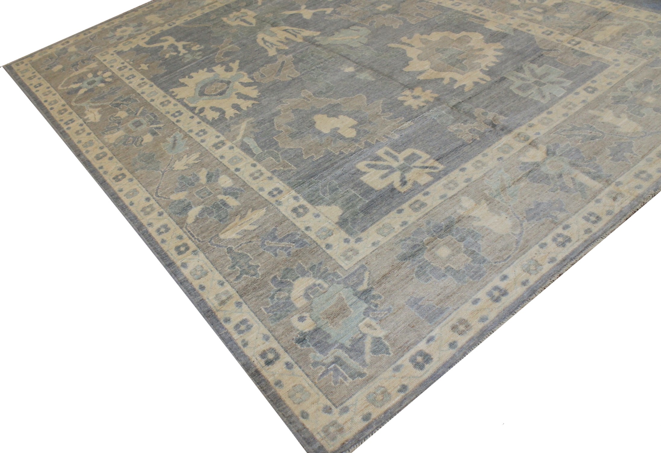 9x12 Oushak Hand Knotted Wool Area Rug - MR026570