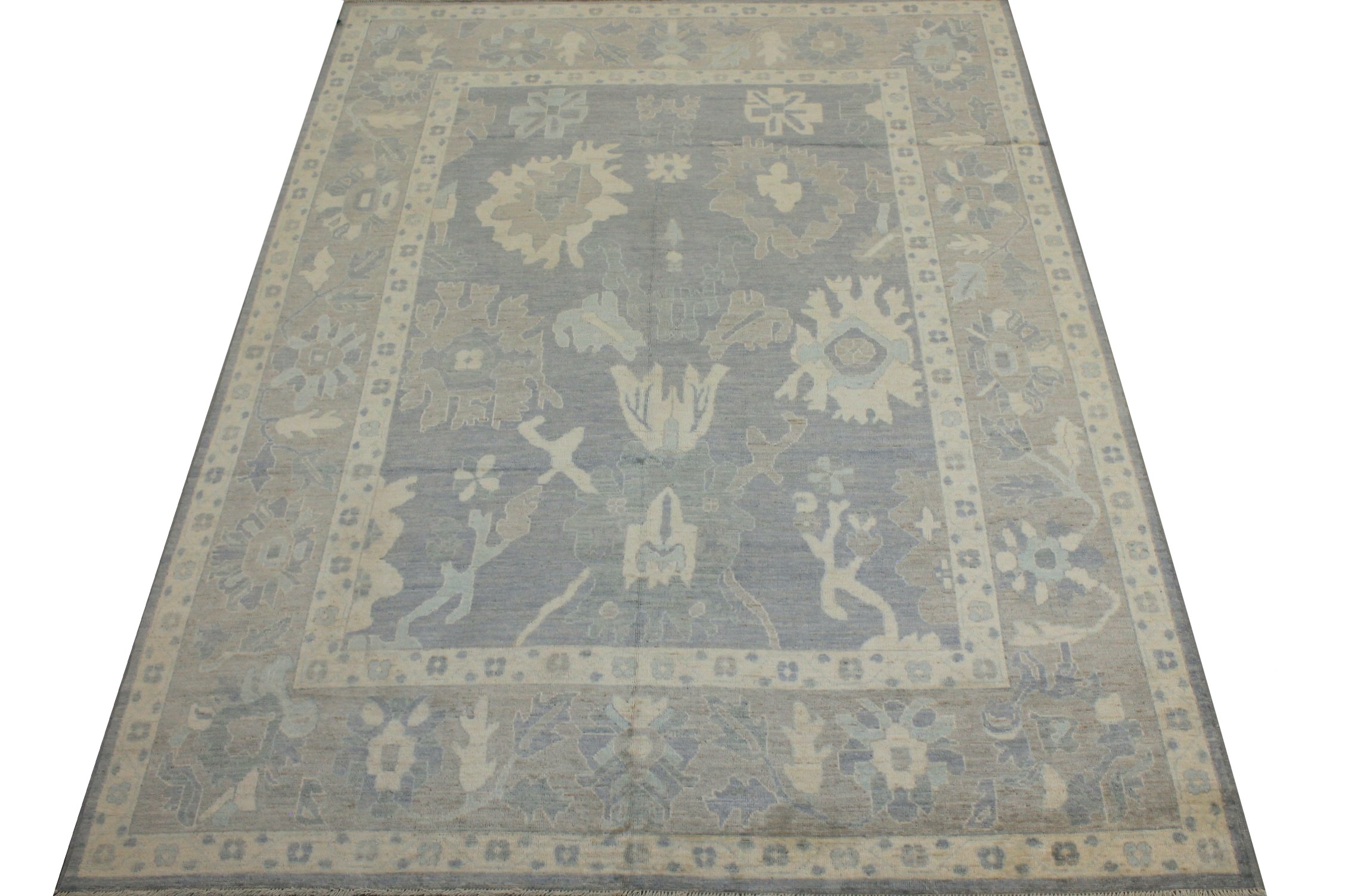 9x12 Oushak Hand Knotted Wool Area Rug - MR026570