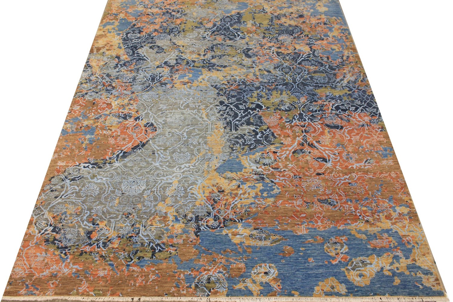 8x10 Transitional Hand Knotted  Area Rug - MR026601