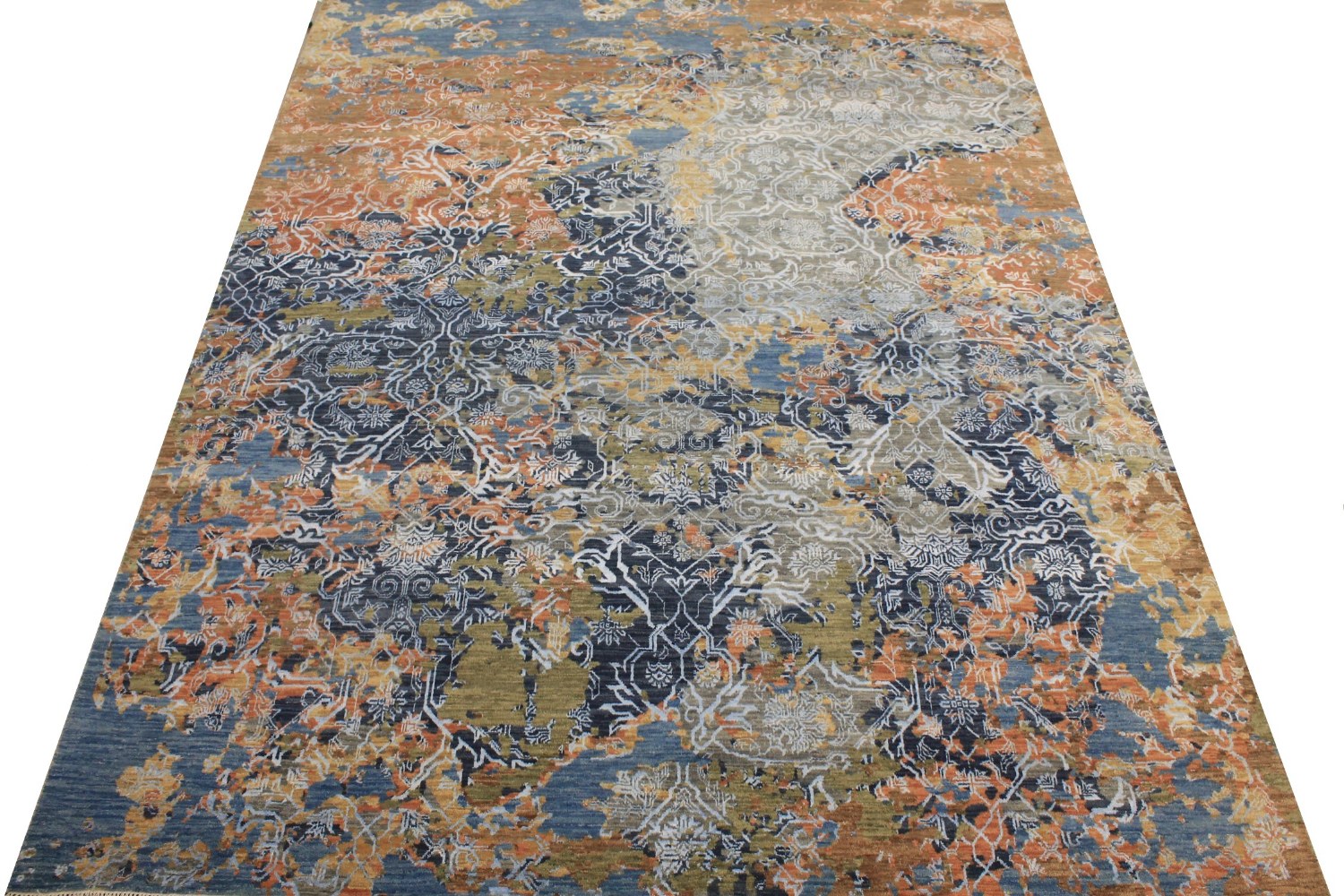 8x10 Transitional Hand Knotted  Area Rug - MR026601