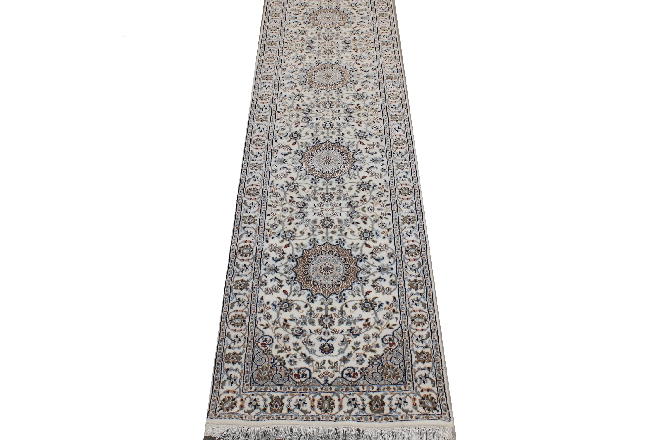 12 ft. Runner Oriental Hand Knotted  Area Rug - MR026762