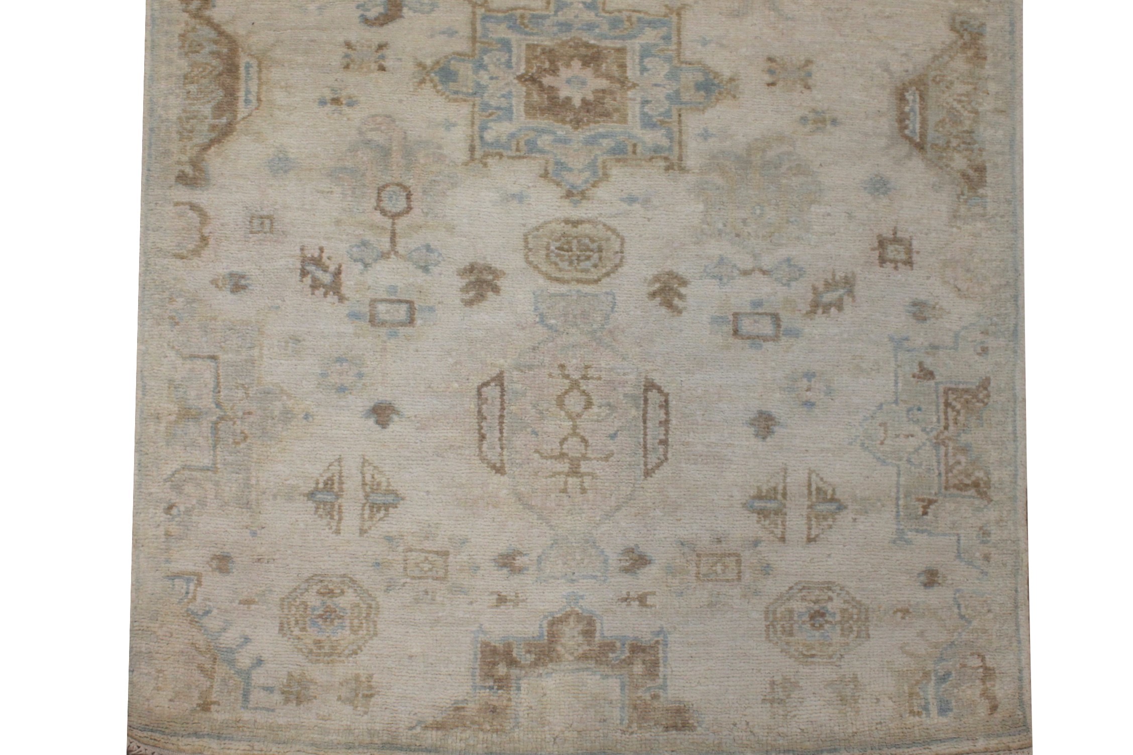 10 ft. Runner Oushak Hand Knotted  Area Rug - MR026770