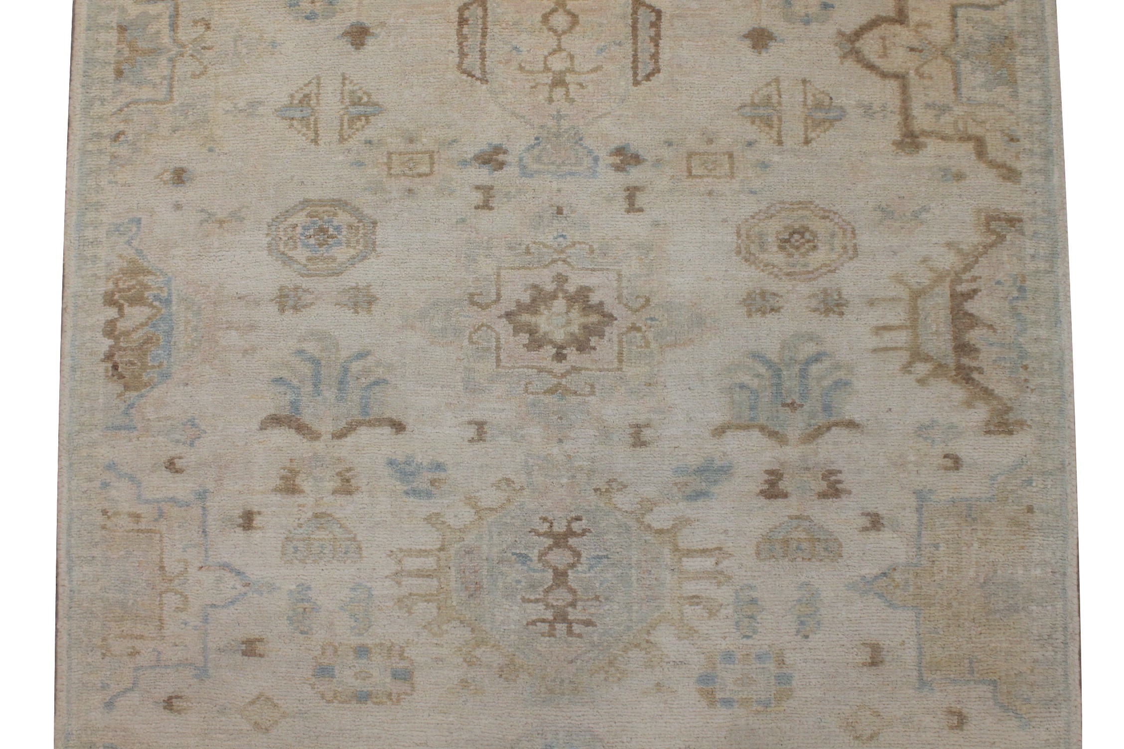 10 ft. Runner Oushak Hand Knotted  Area Rug - MR026770