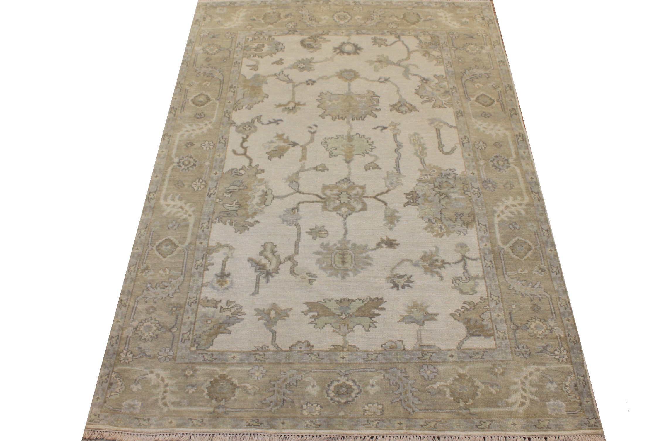 5x7/8 Oushak Hand Knotted  Area Rug - MR026774