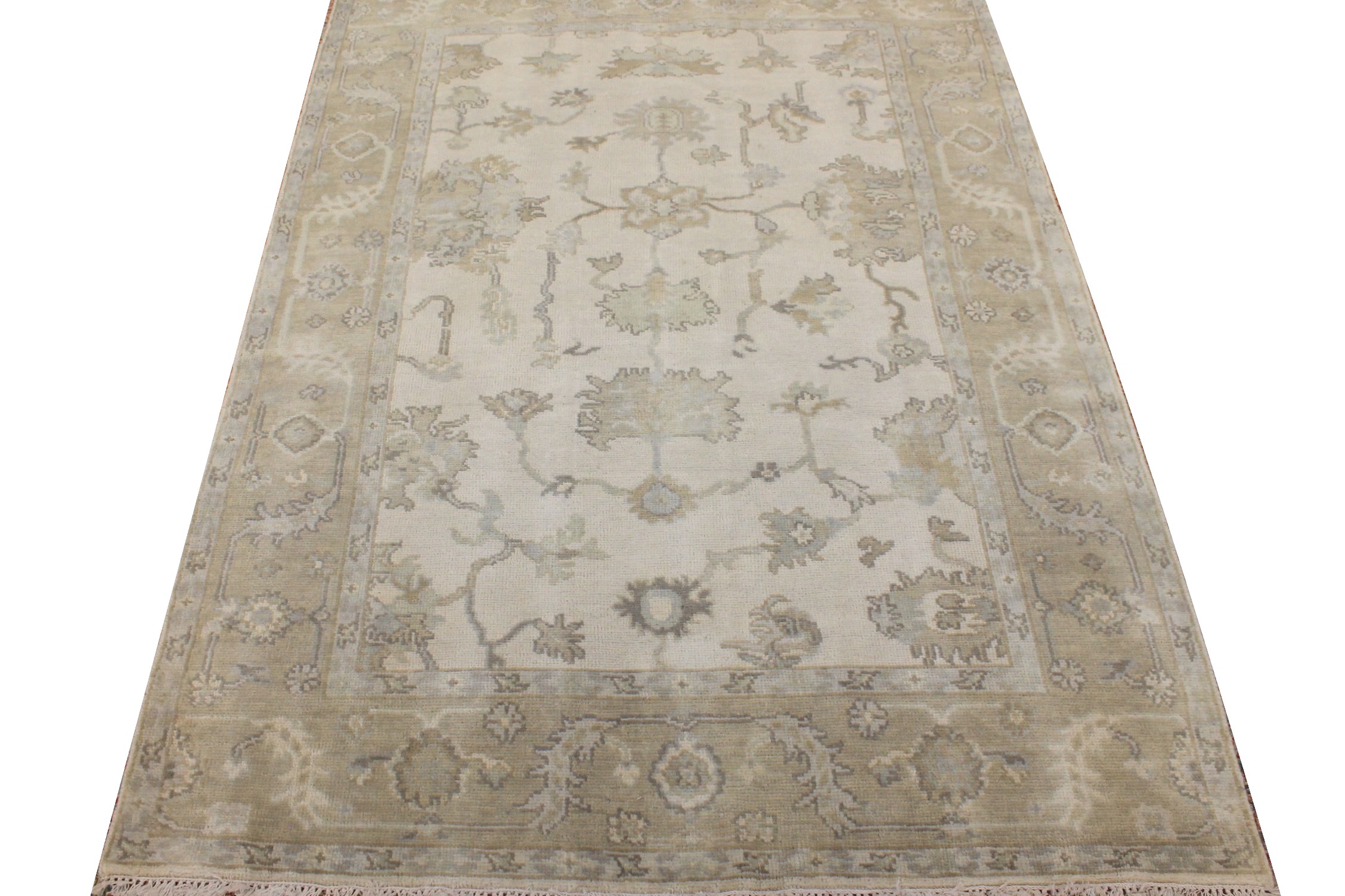 5x7/8 Oushak Hand Knotted  Area Rug - MR026774