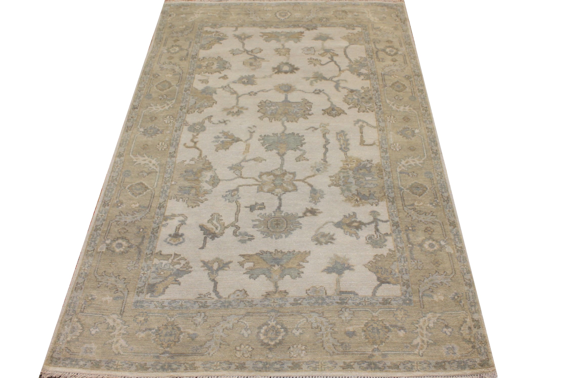 5x7/8 Oushak Hand Knotted  Area Rug - MR026791