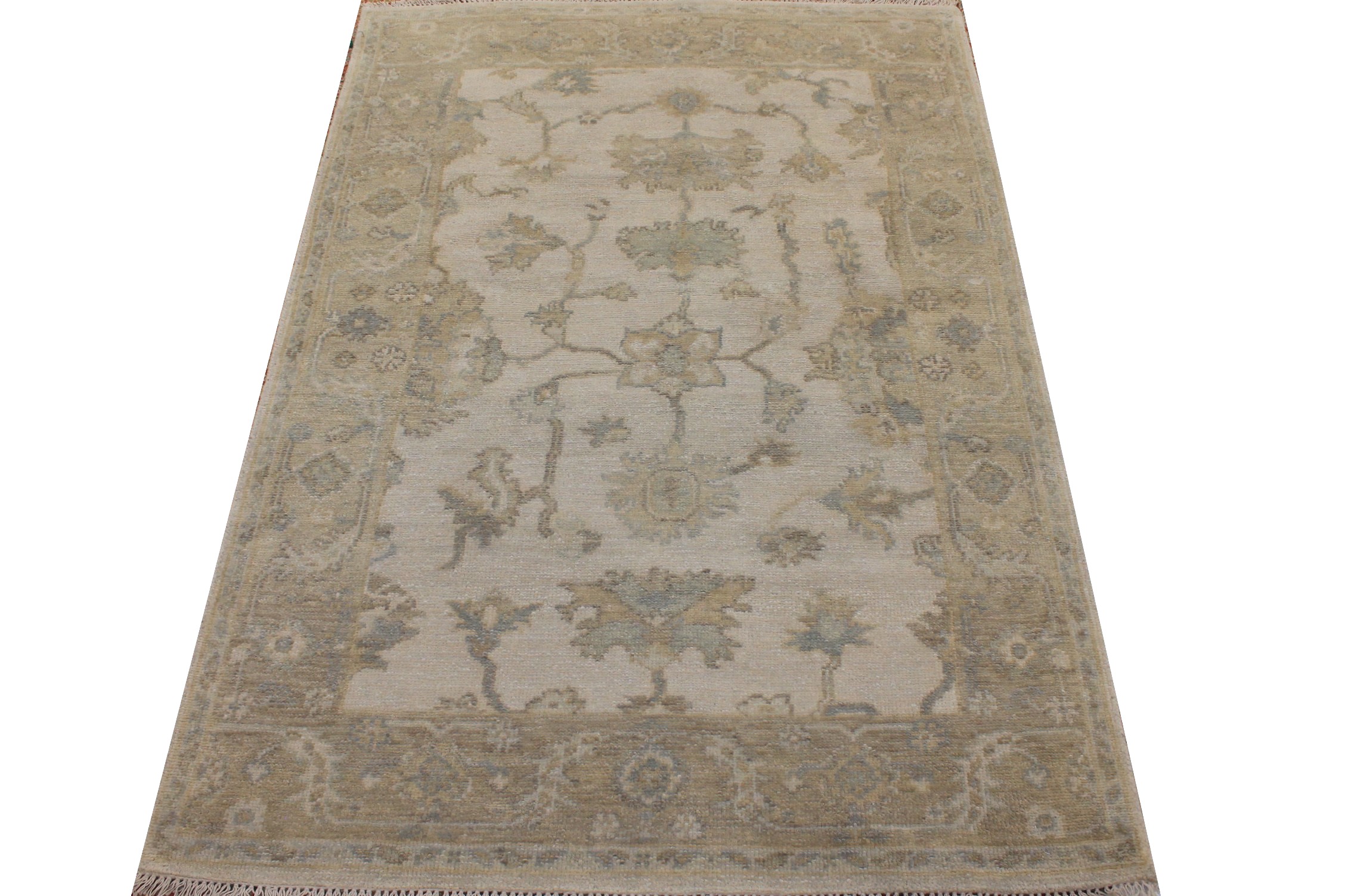 4x6 Oushak Hand Knotted  Area Rug - MR026792