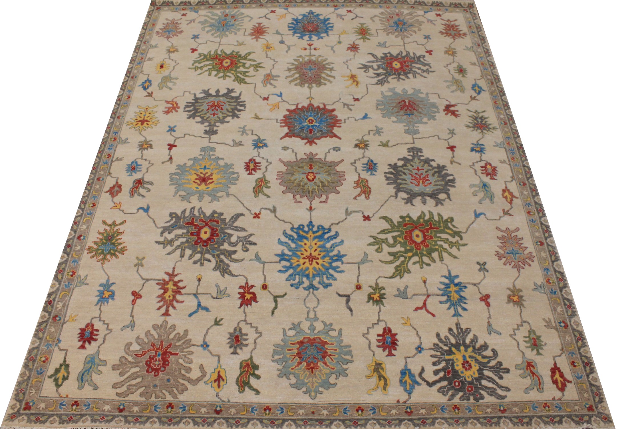 8x10 Traditional Hand Knotted Wool Area Rug - MR026801