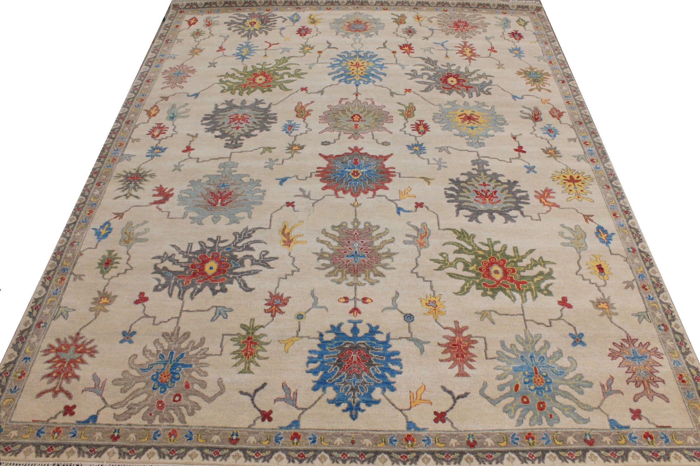 8x10 Traditional Hand Knotted Wool Area Rug - MR026801