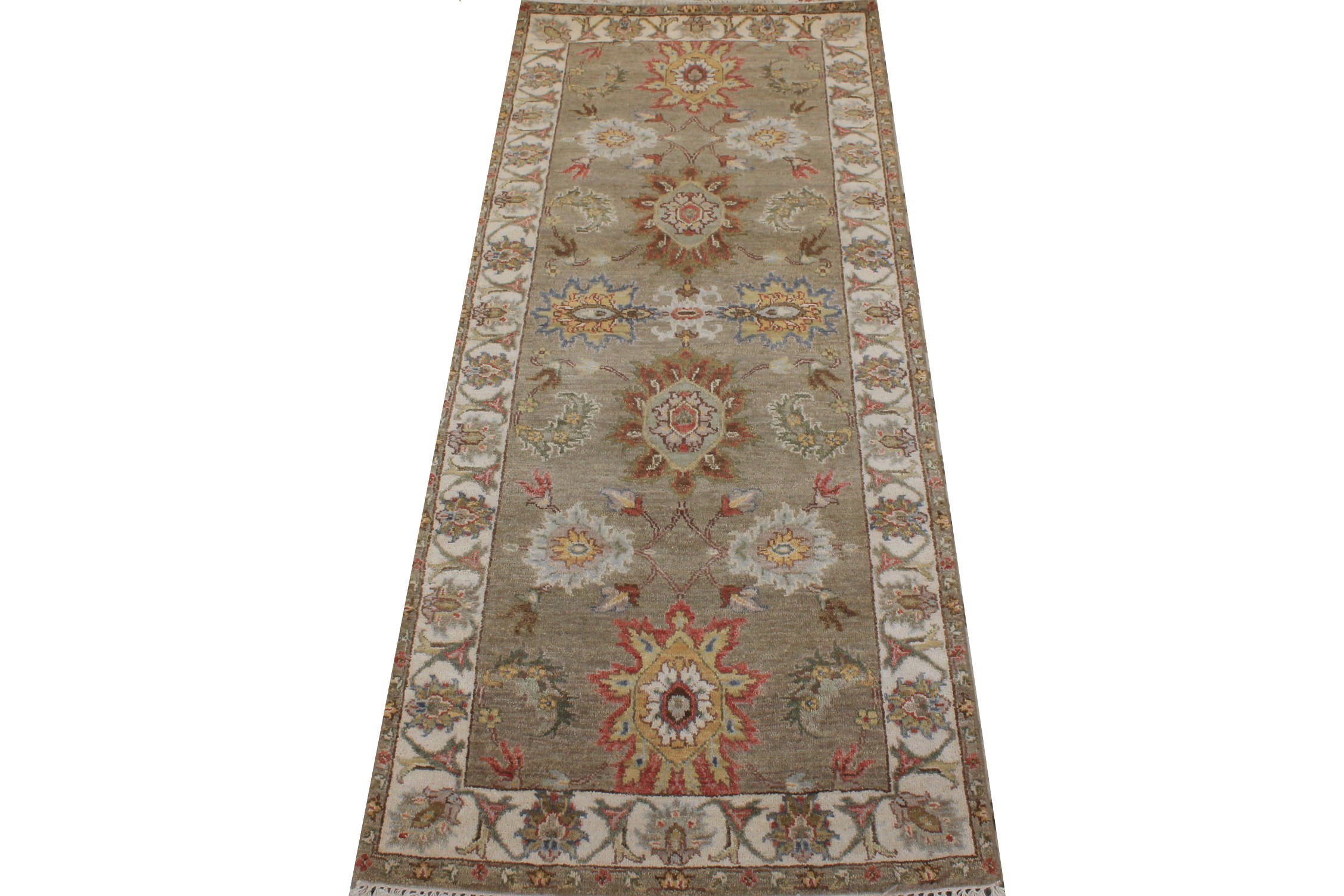 6 ft. Runner Traditional Hand Knotted Wool Area Rug - MR026824