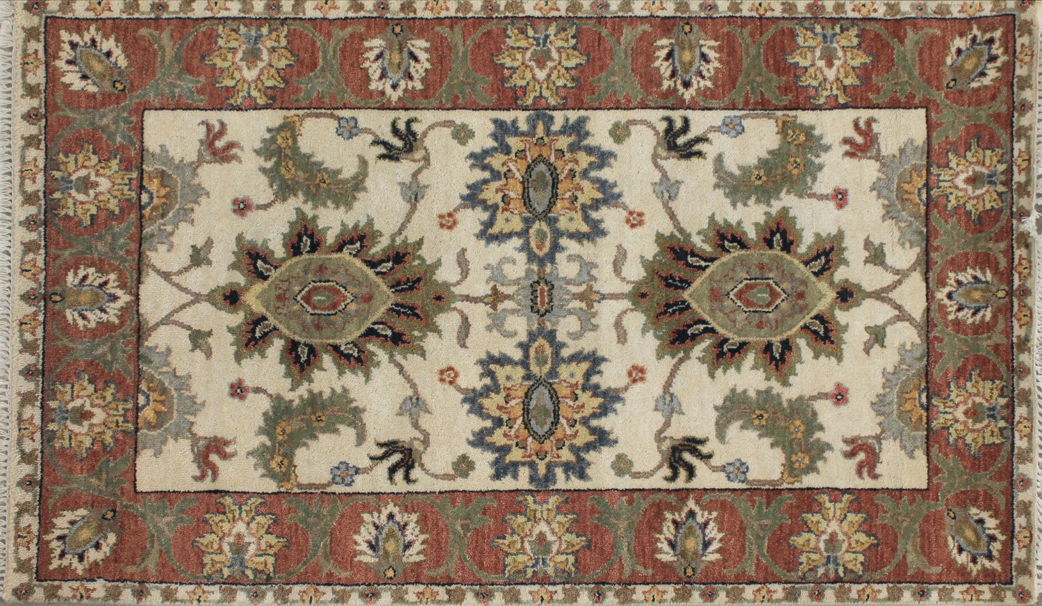 2X4 Traditional Hand Knotted Wool Area Rug - MR026829
