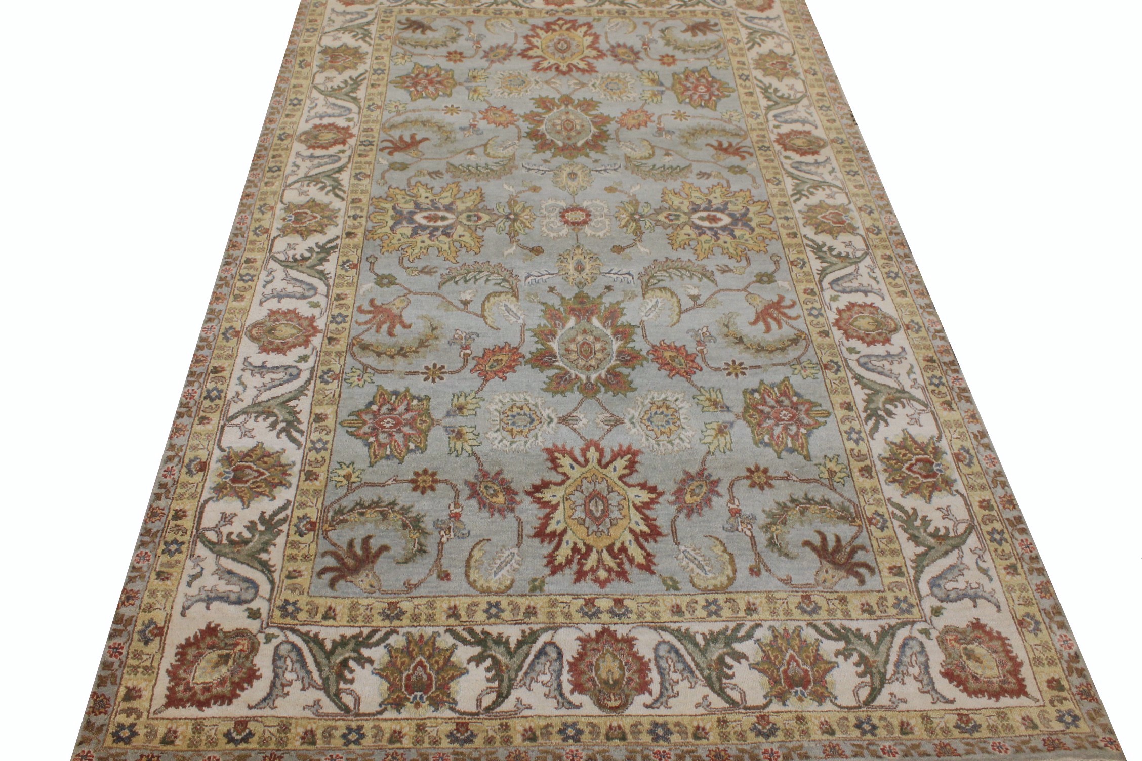 5x7/8 Traditional Hand Knotted Wool Area Rug - MR026831