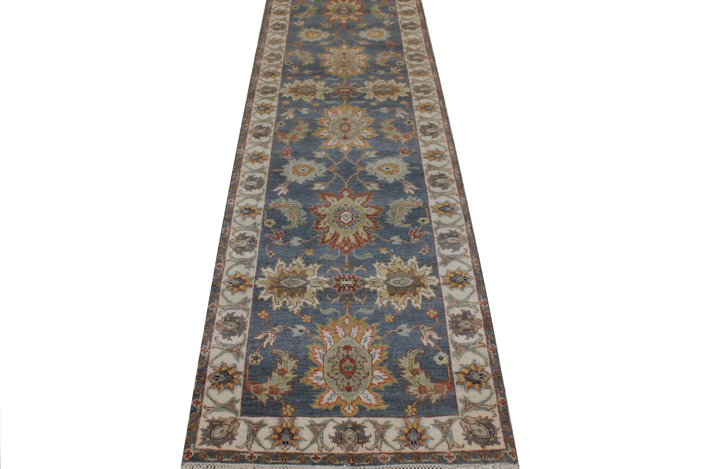 10 ft. Runner Traditional Hand Knotted Wool Area Rug - MR026832