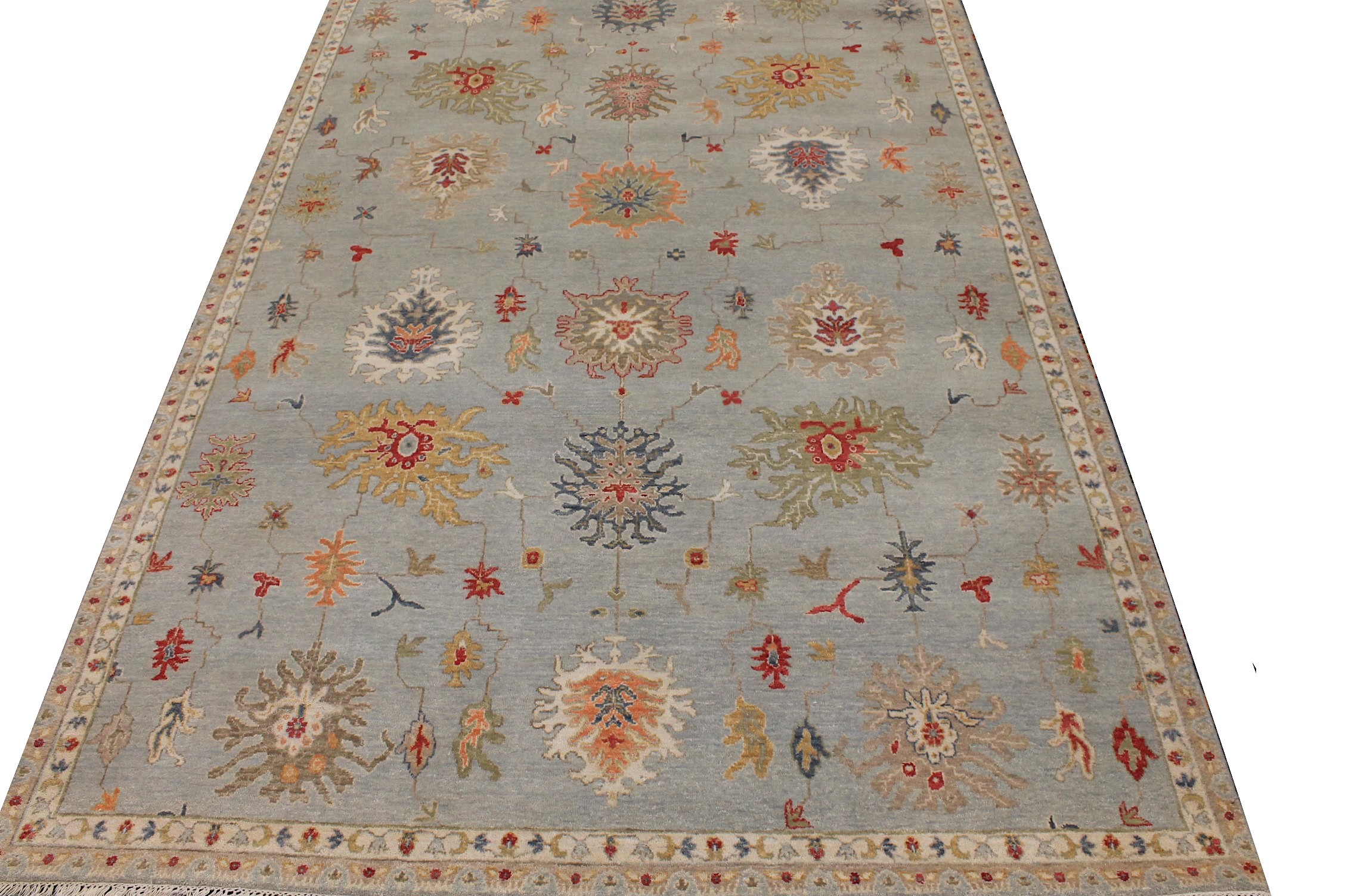 6x9 Traditional Hand Knotted Wool Area Rug - MR026836
