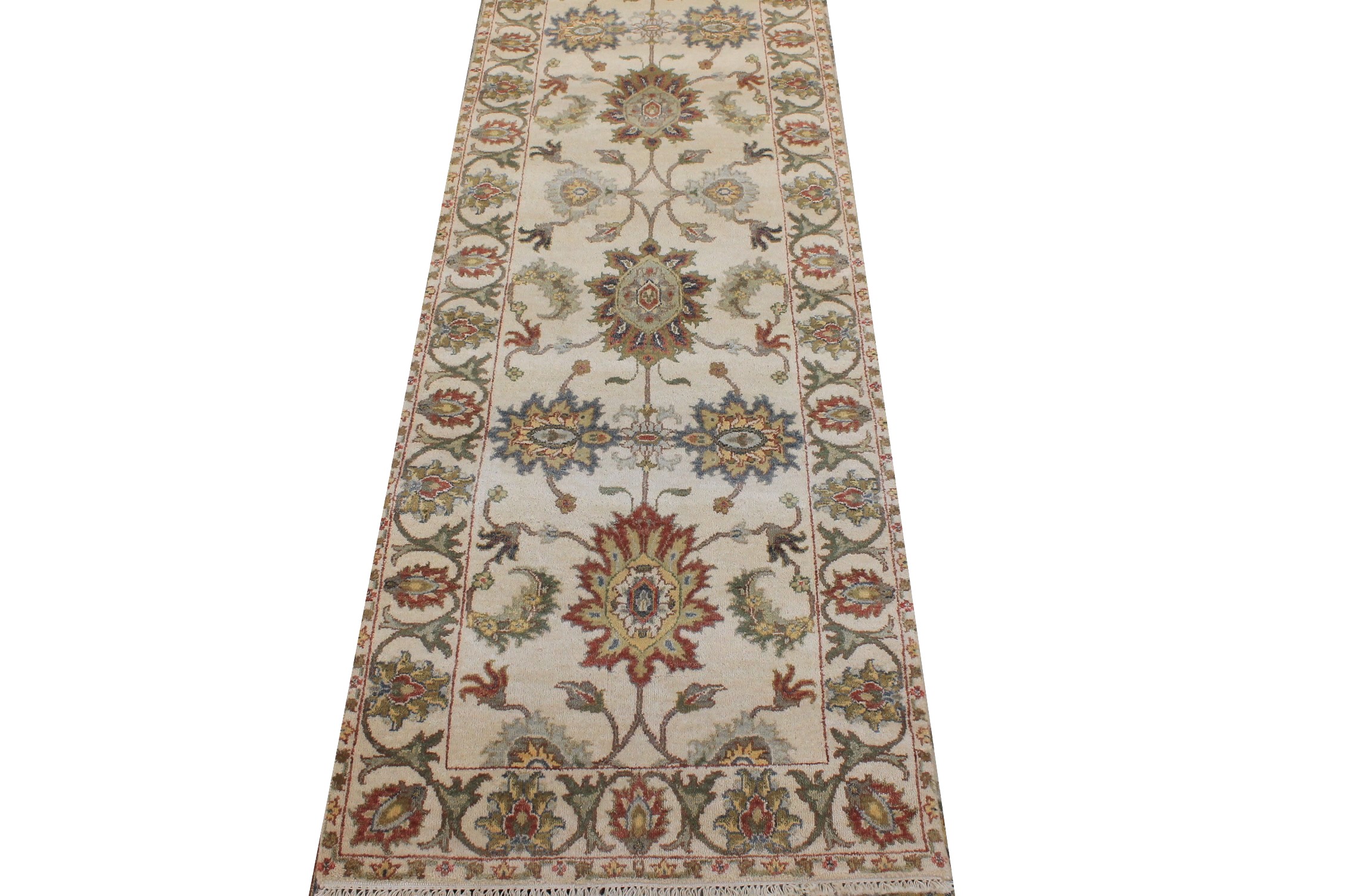 8 ft. Runner Traditional Hand Knotted Wool Area Rug - MR026845