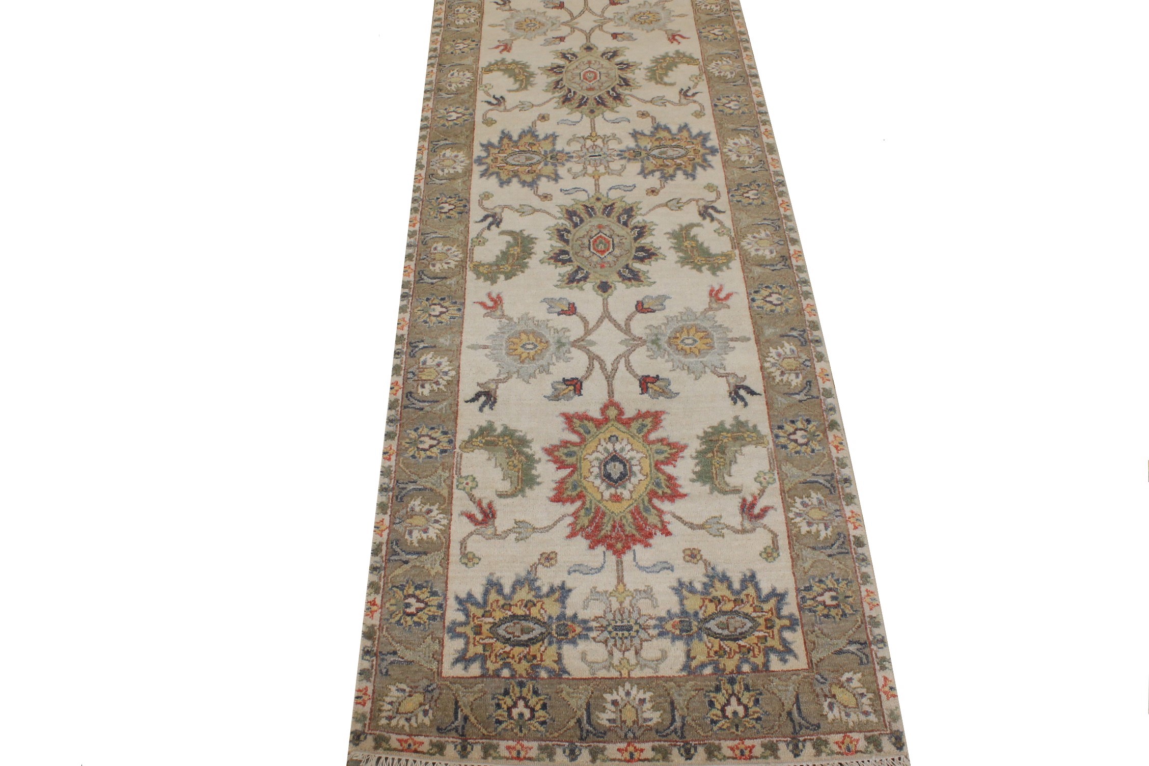 8 ft. Runner Traditional Hand Knotted Wool Area Rug - MR026851