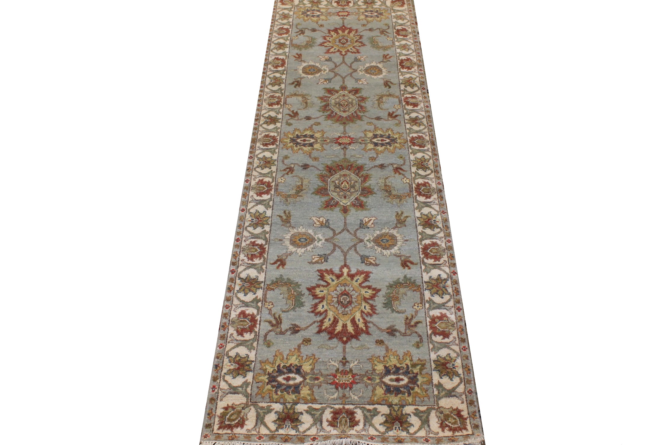 8 ft. Runner Traditional Hand Knotted Wool Area Rug - MR026854