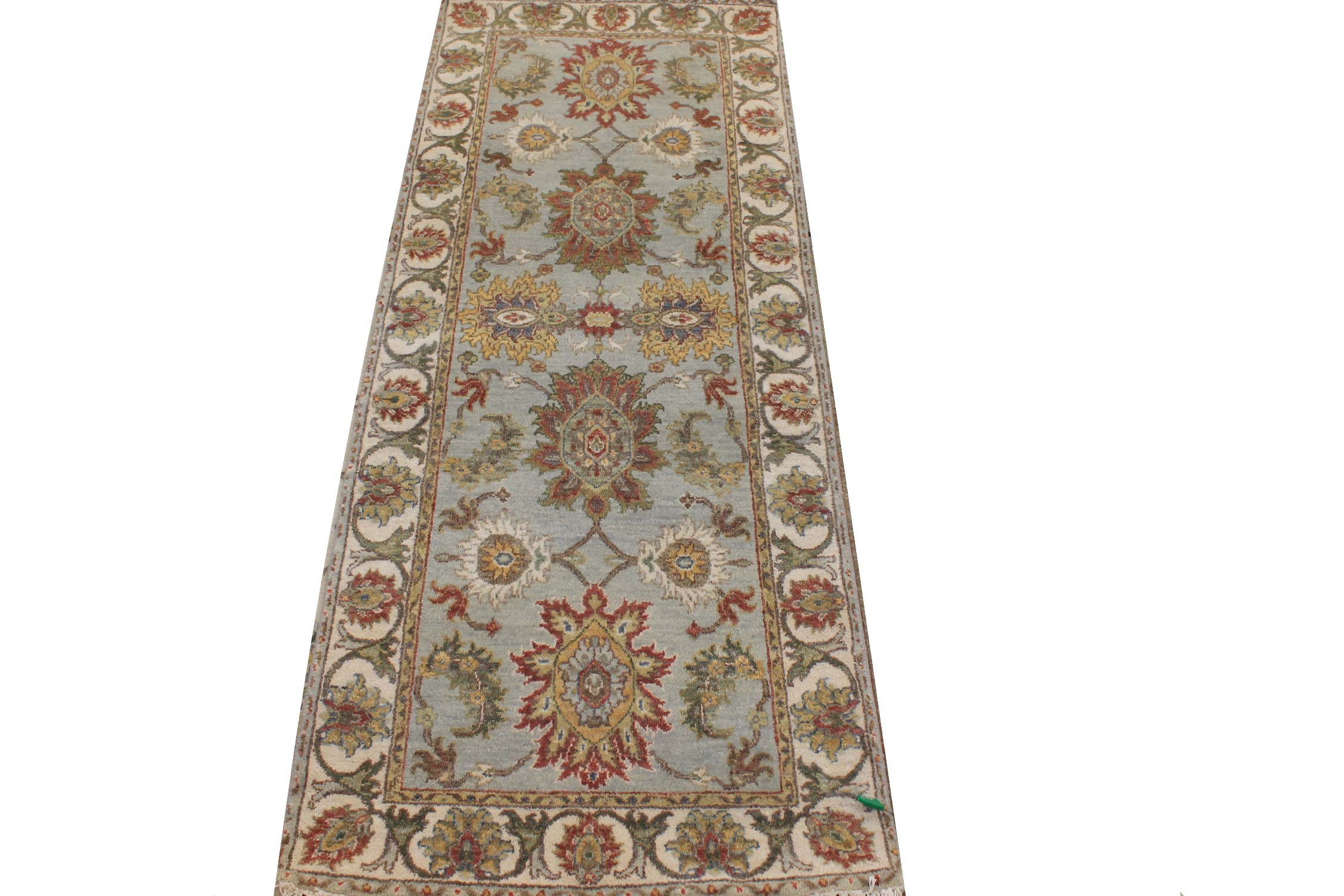 6 ft. Runner Traditional Hand Knotted Wool Area Rug - MR026857