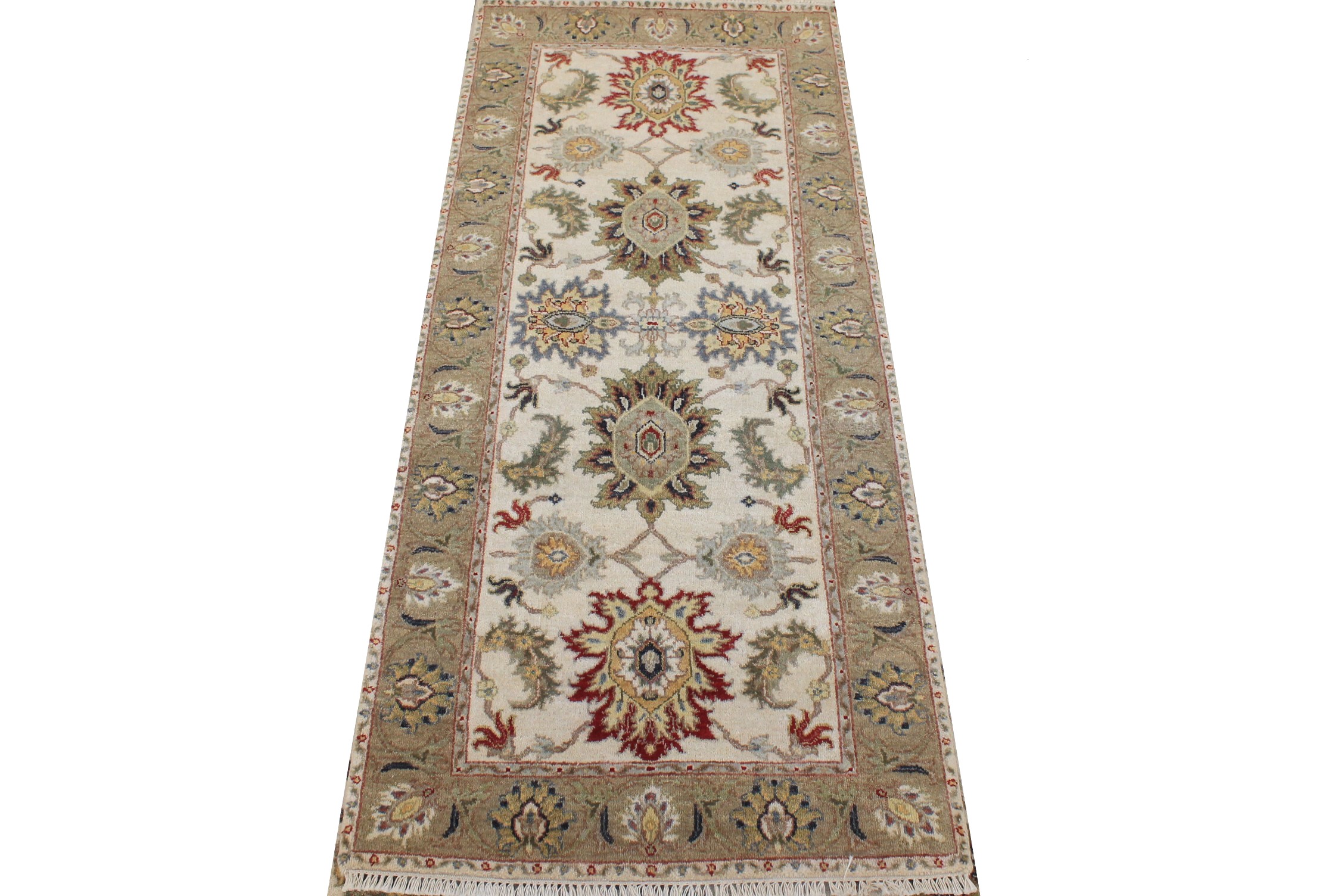 6 ft. Runner Traditional Hand Knotted Wool Area Rug - MR026859