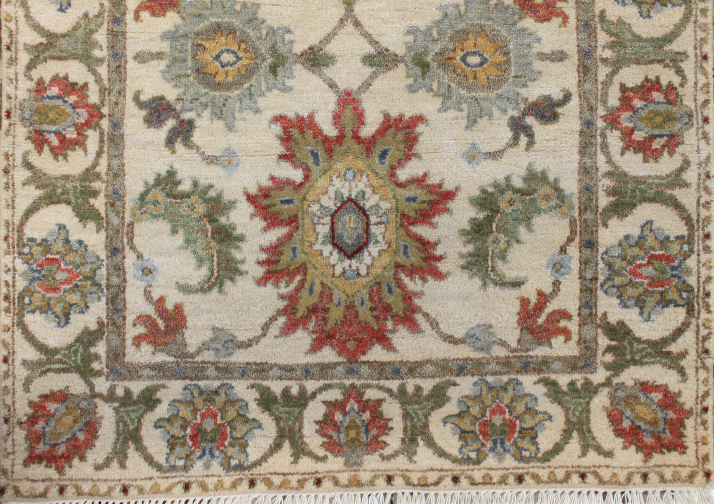 6 ft. Runner Traditional Hand Knotted Wool Area Rug - MR026860