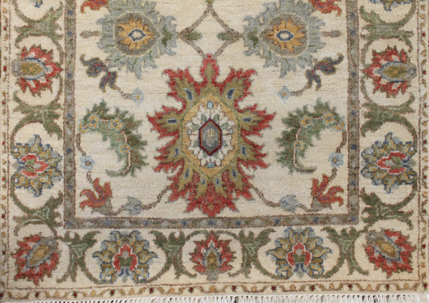 6 ft. Runner Traditional Hand Knotted Wool Area Rug - MR026861