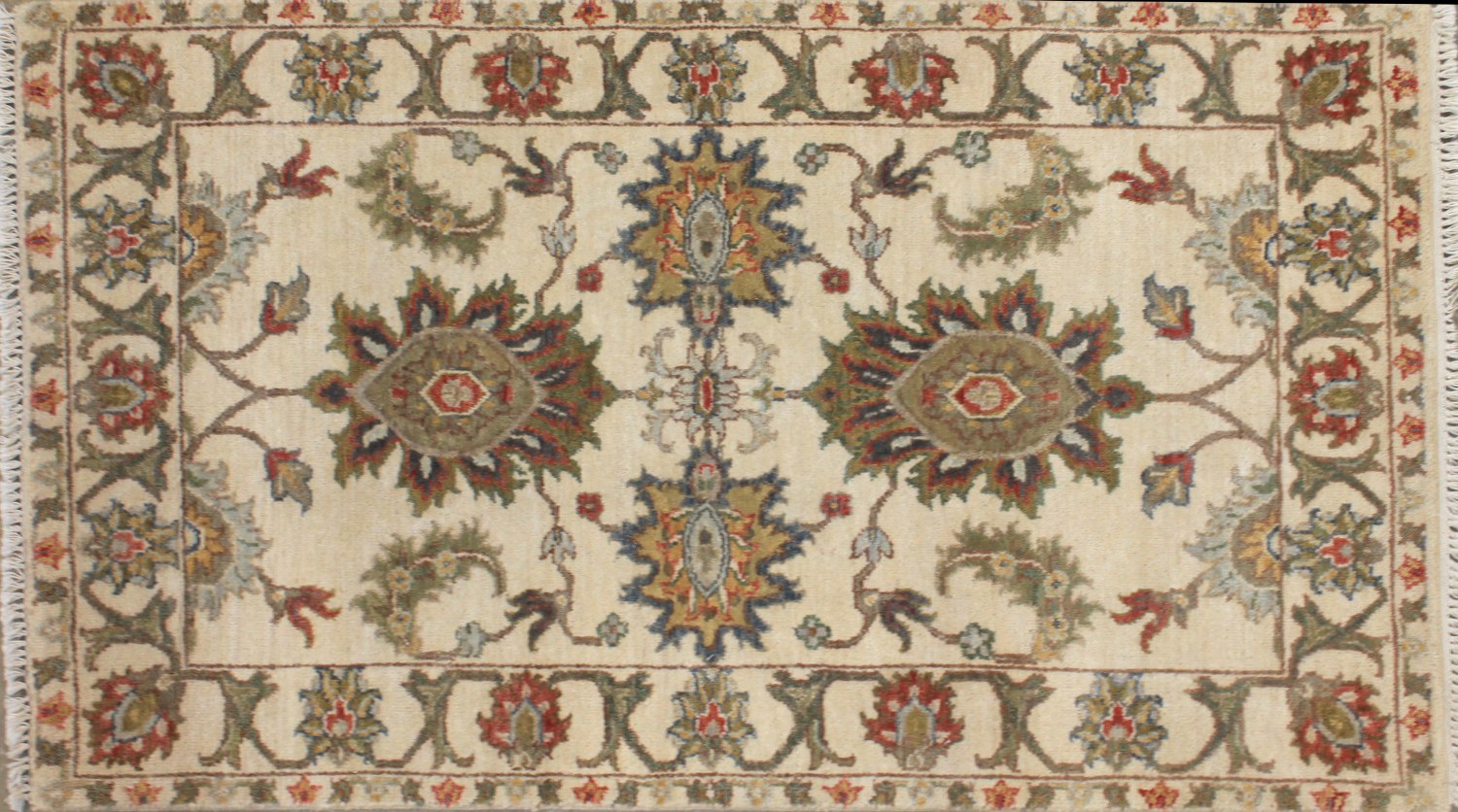 2X4 Traditional Hand Knotted Wool Area Rug - MR026863