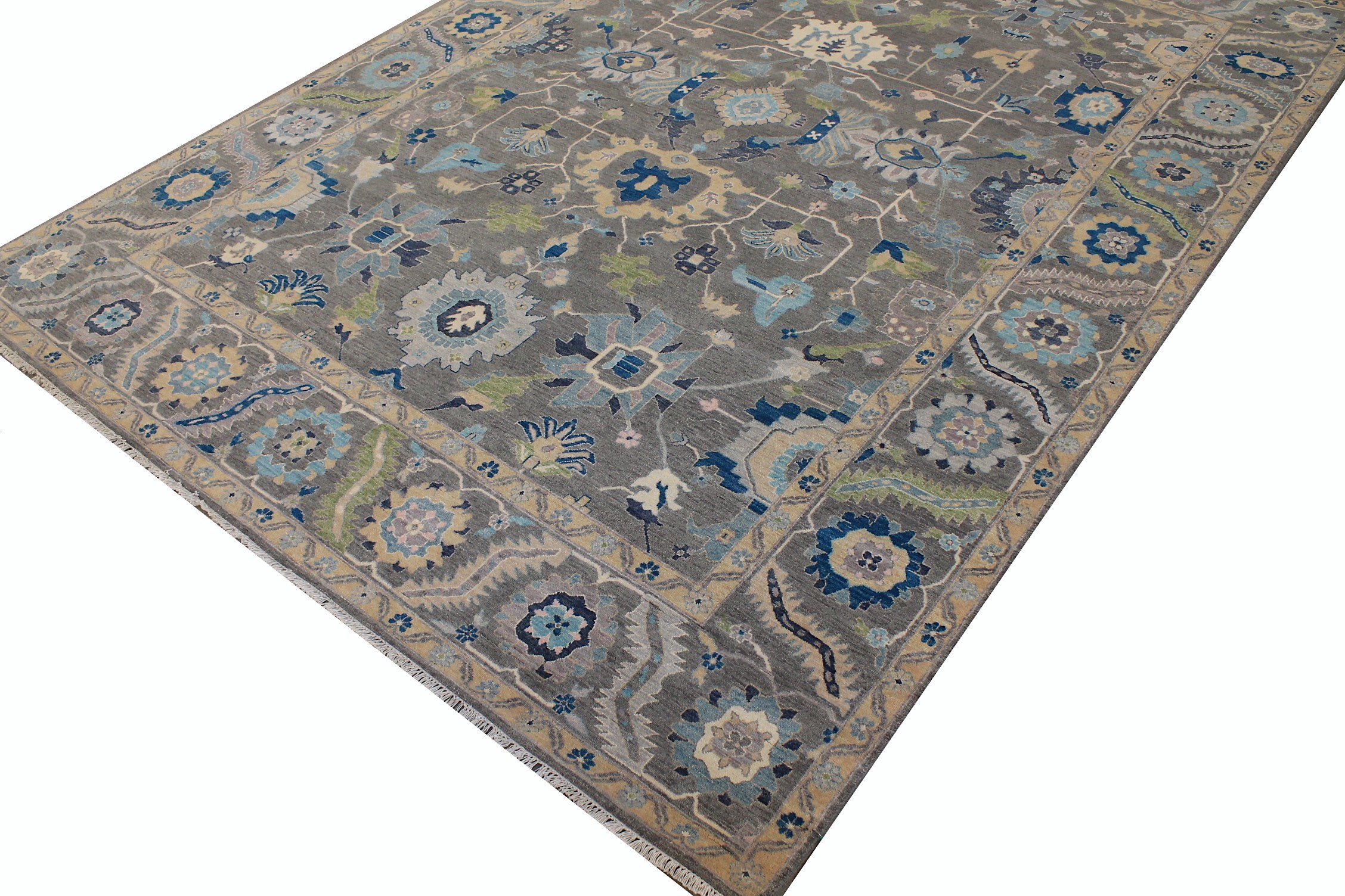 9x12 Traditional Hand Knotted Wool Area Rug - MR026882