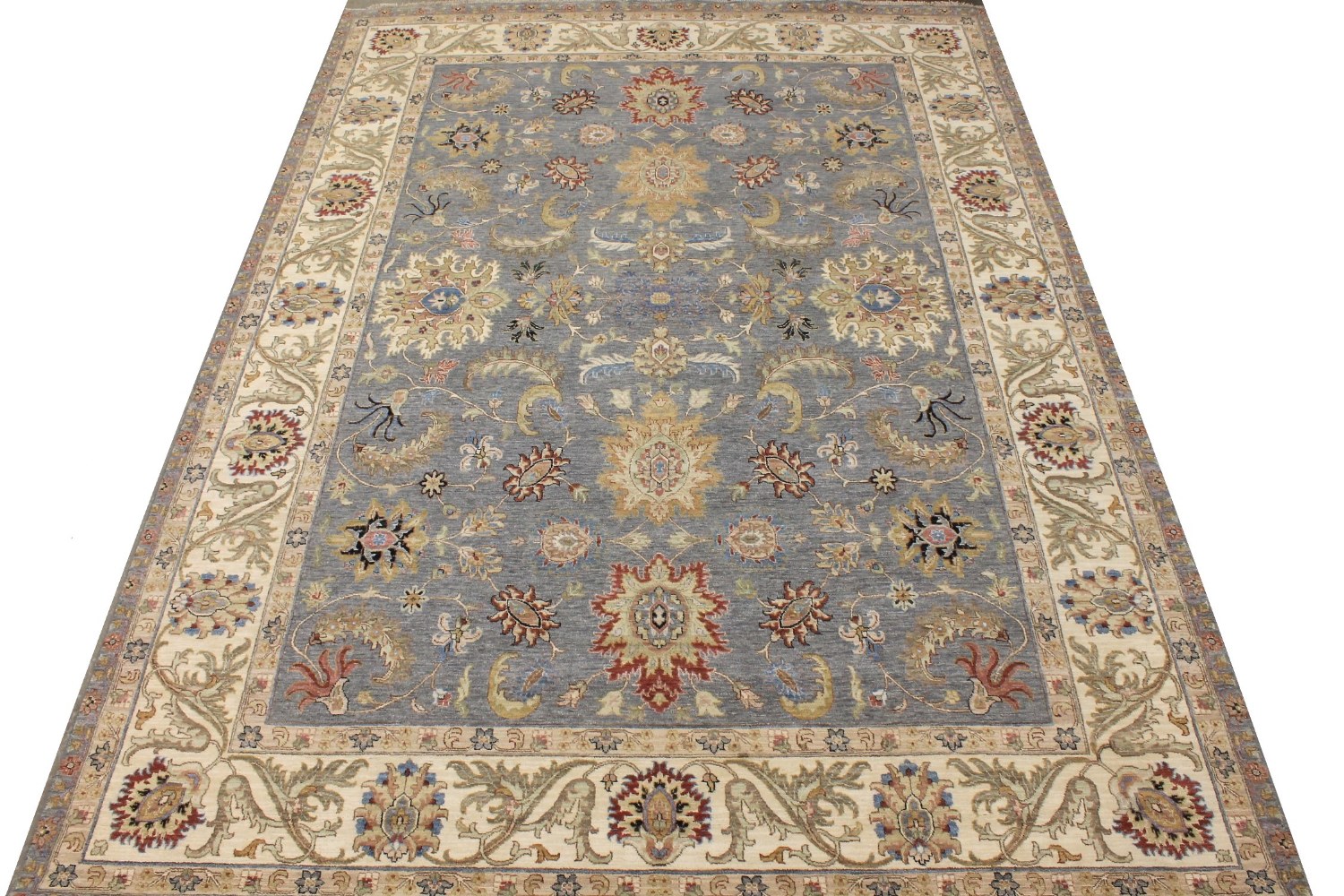 9x12 Traditional Hand Knotted Wool Area Rug - MR026892
