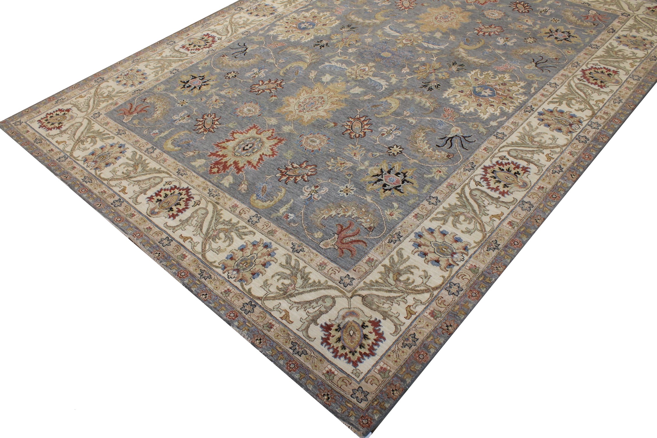 9x12 Traditional Hand Knotted Wool Area Rug - MR026892