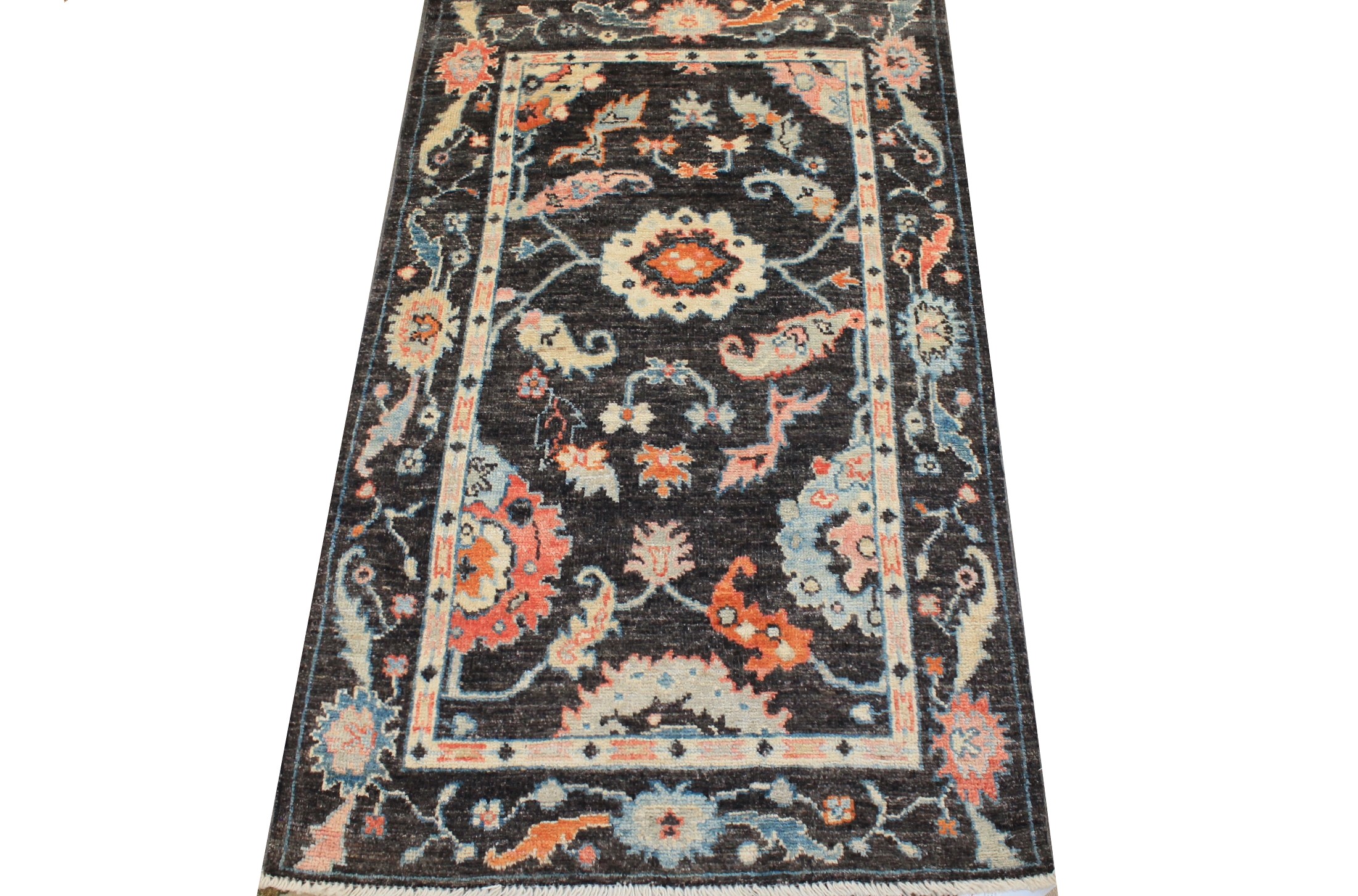 3x5 Oushak Hand Knotted Wool Area Rug - MR026927