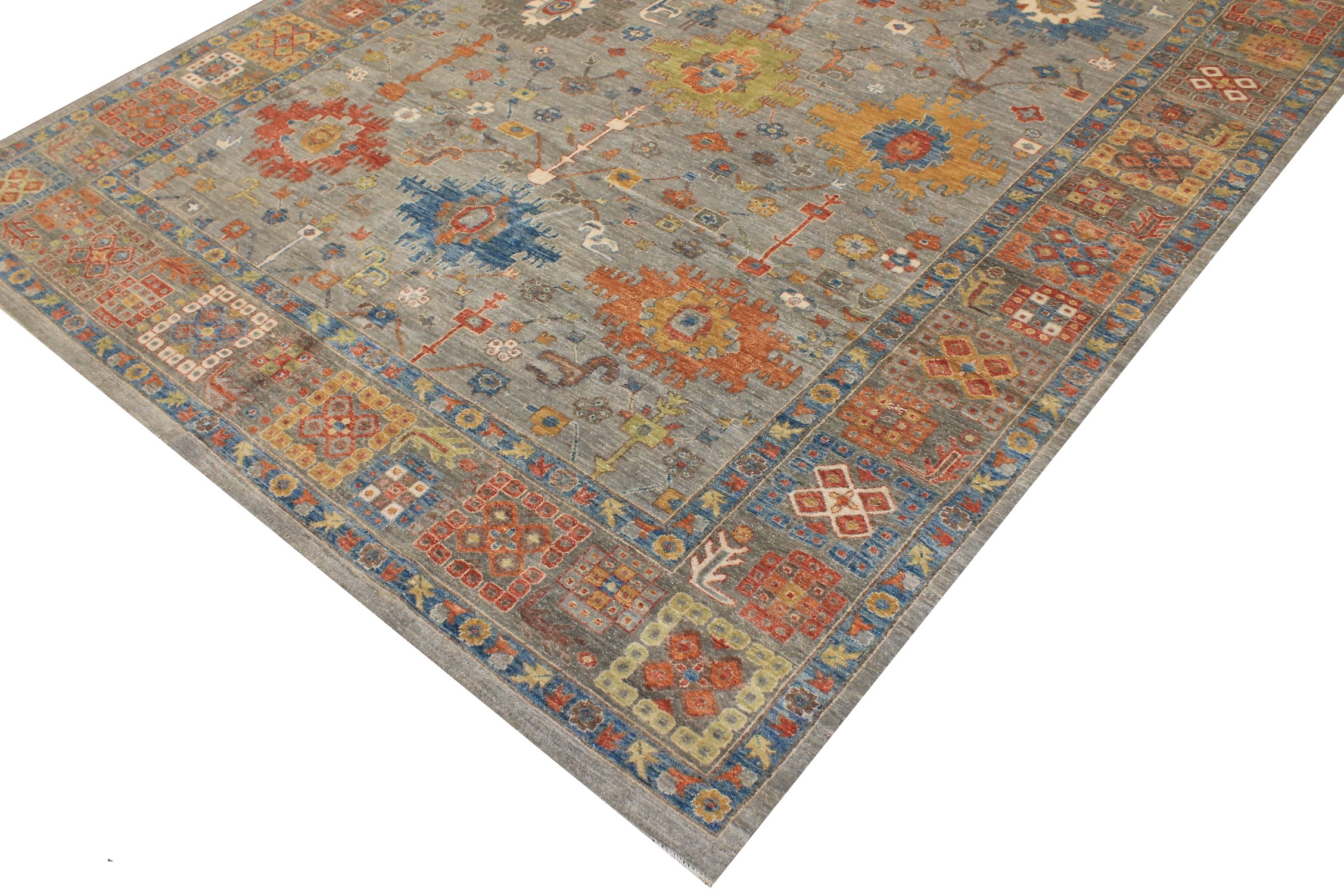 9x12 Peshawar Hand Knotted Wool Area Rug - MR026932