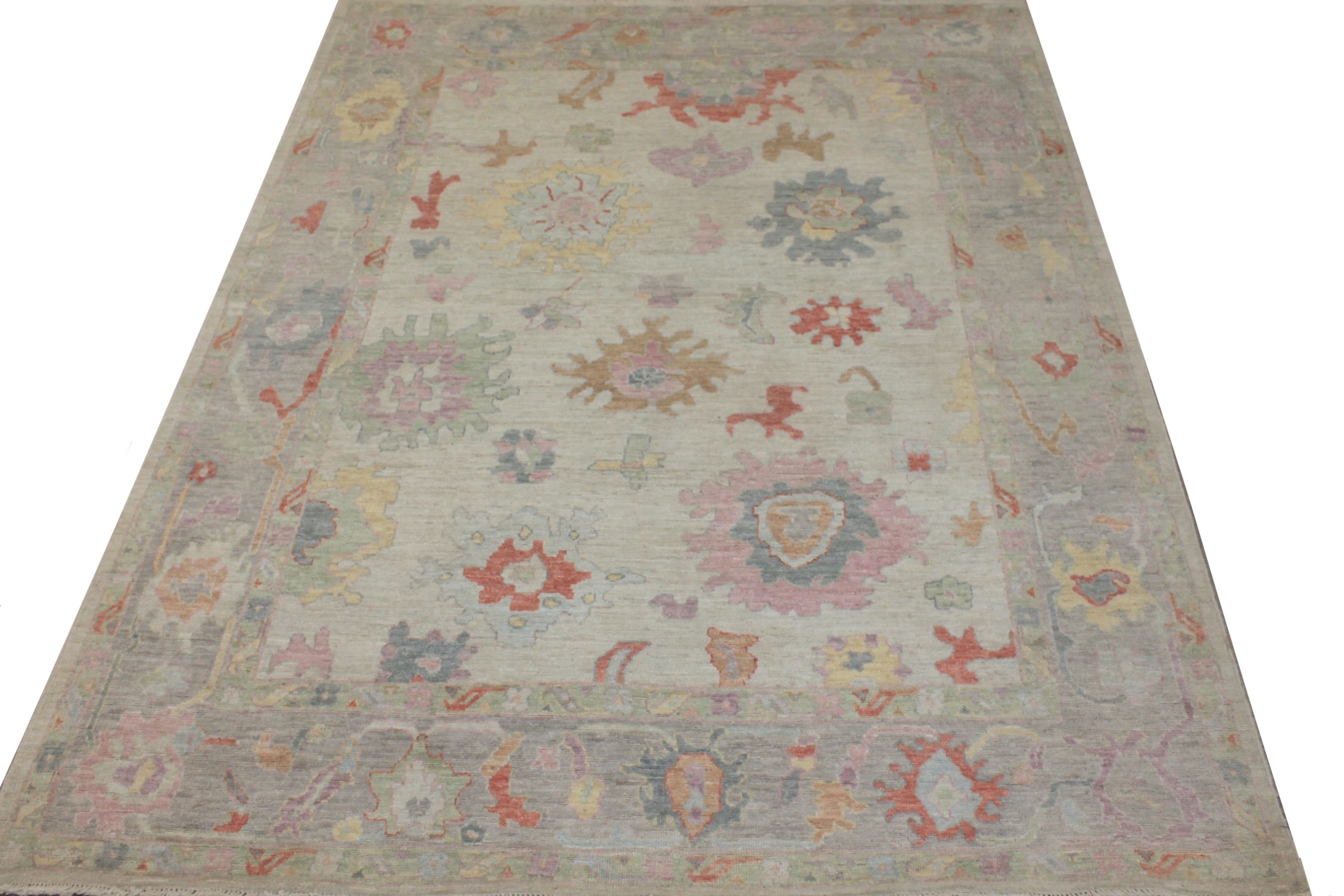 8x10 Oushak Hand Knotted Wool Area Rug - MR026962
