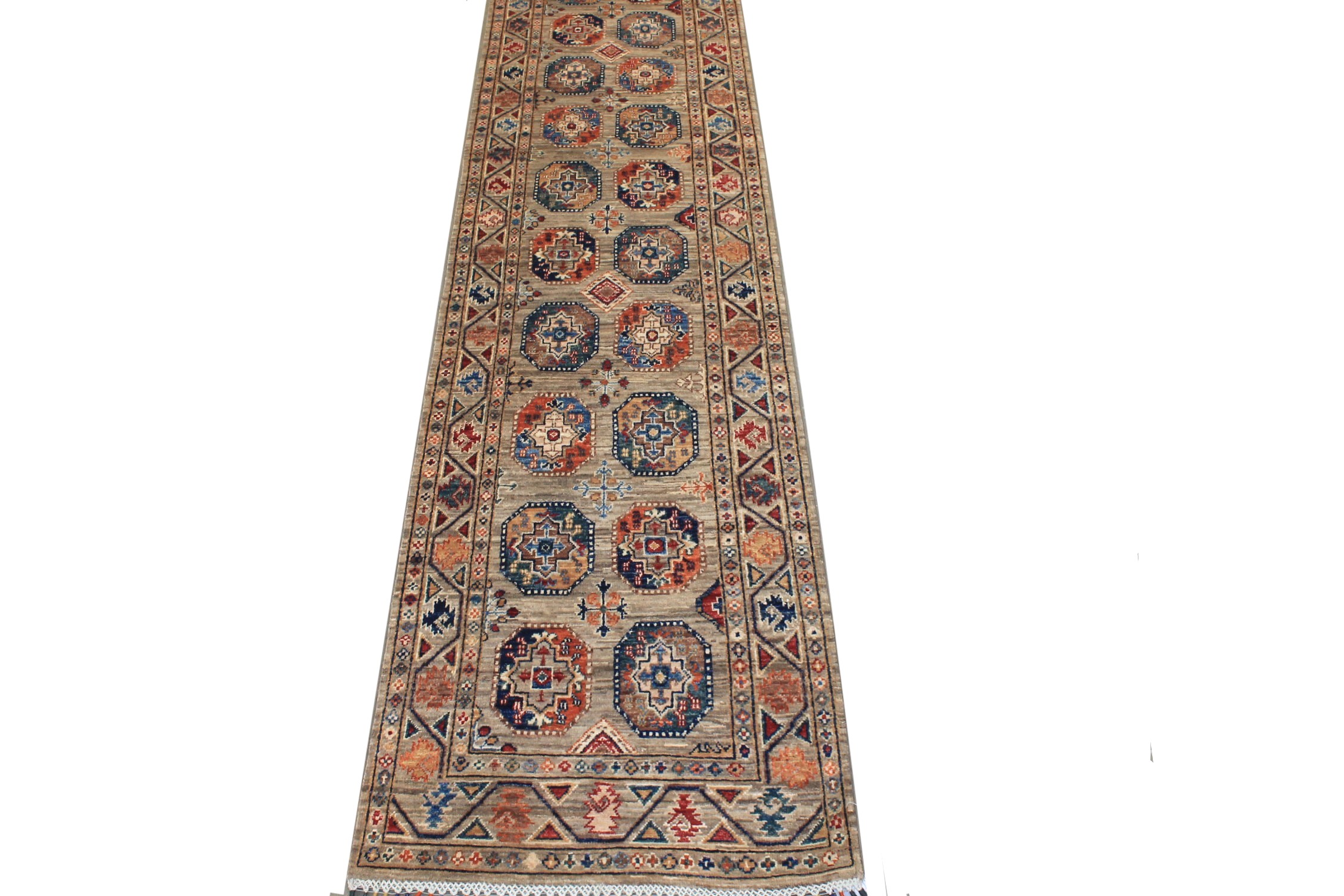 13 ft. & Longer Runner Aryana & Antique Revivals Hand Knotted Wool Area Rug - MR026979